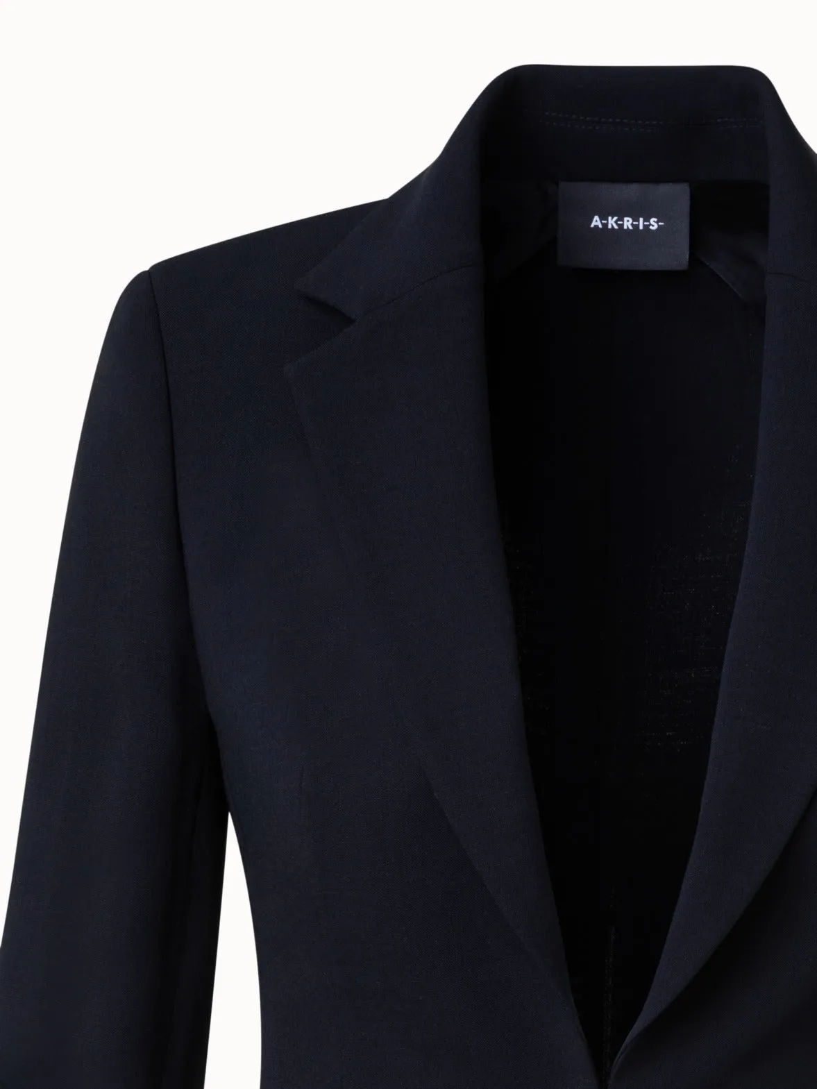 Short Jacket in Wool Double-Face Akris