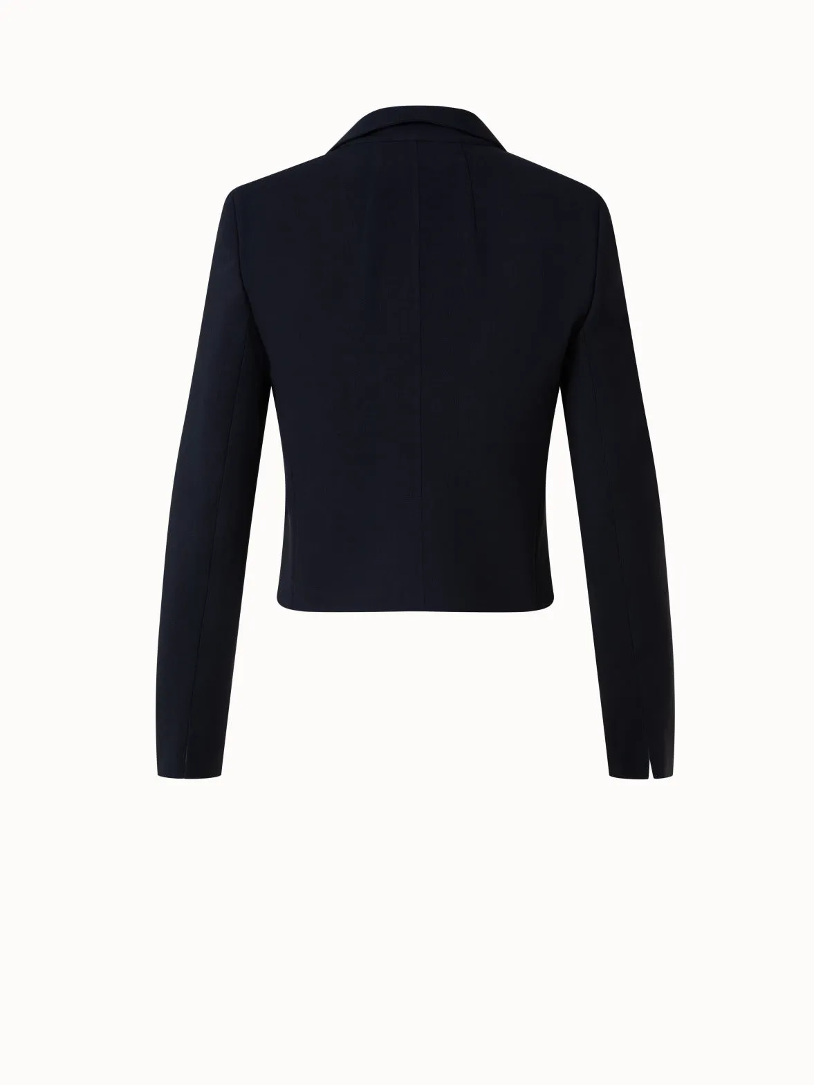 Short Jacket in Wool Double-Face Akris