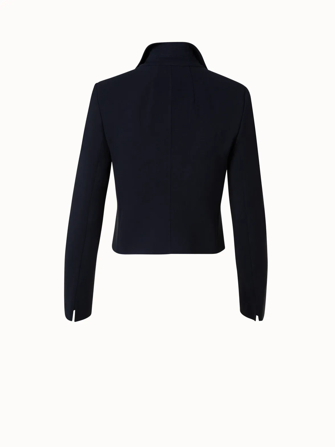 Short Jacket in Wool Double-Face Akris