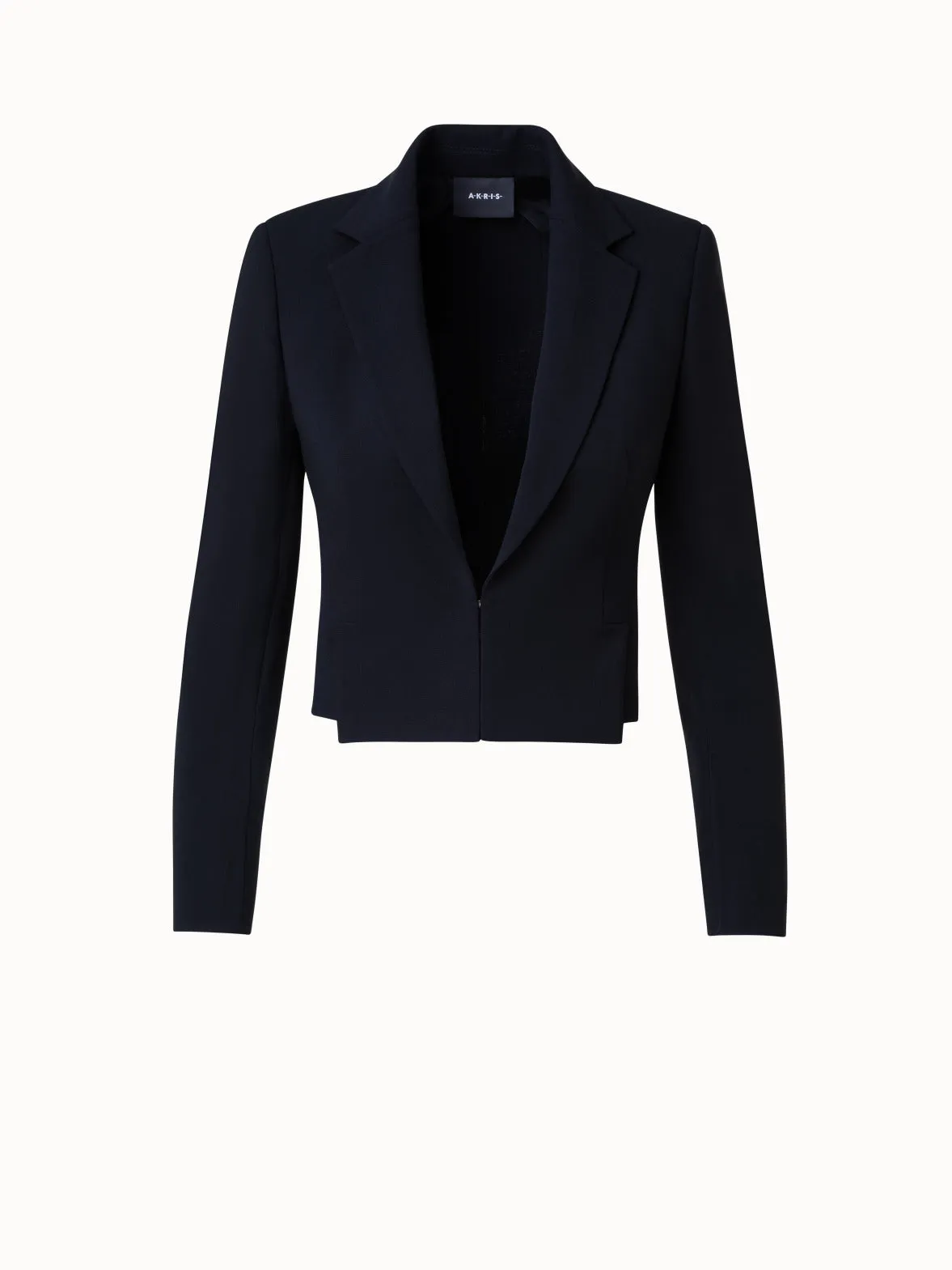 Short Jacket in Wool Double-Face Akris