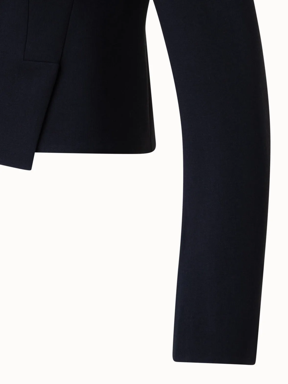 Short Jacket in Wool Double-Face Akris