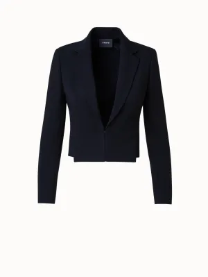 Short Jacket in Wool Double-Face Akris