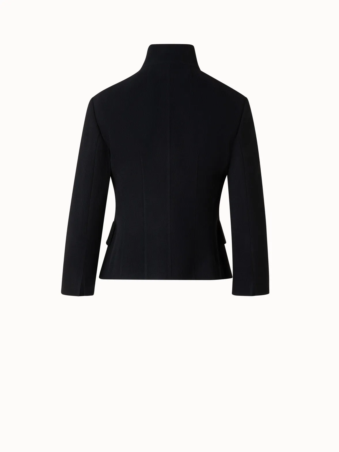Short Jacket in Wool Double-Face Akris