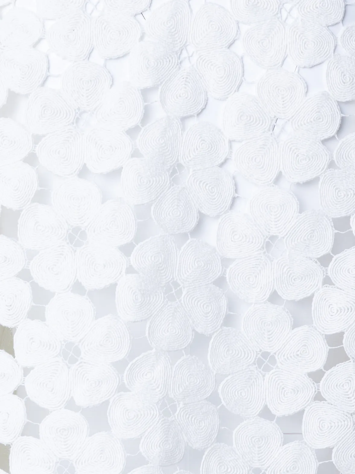 Short Jacket with Allover Anemone Embroidery Akris
