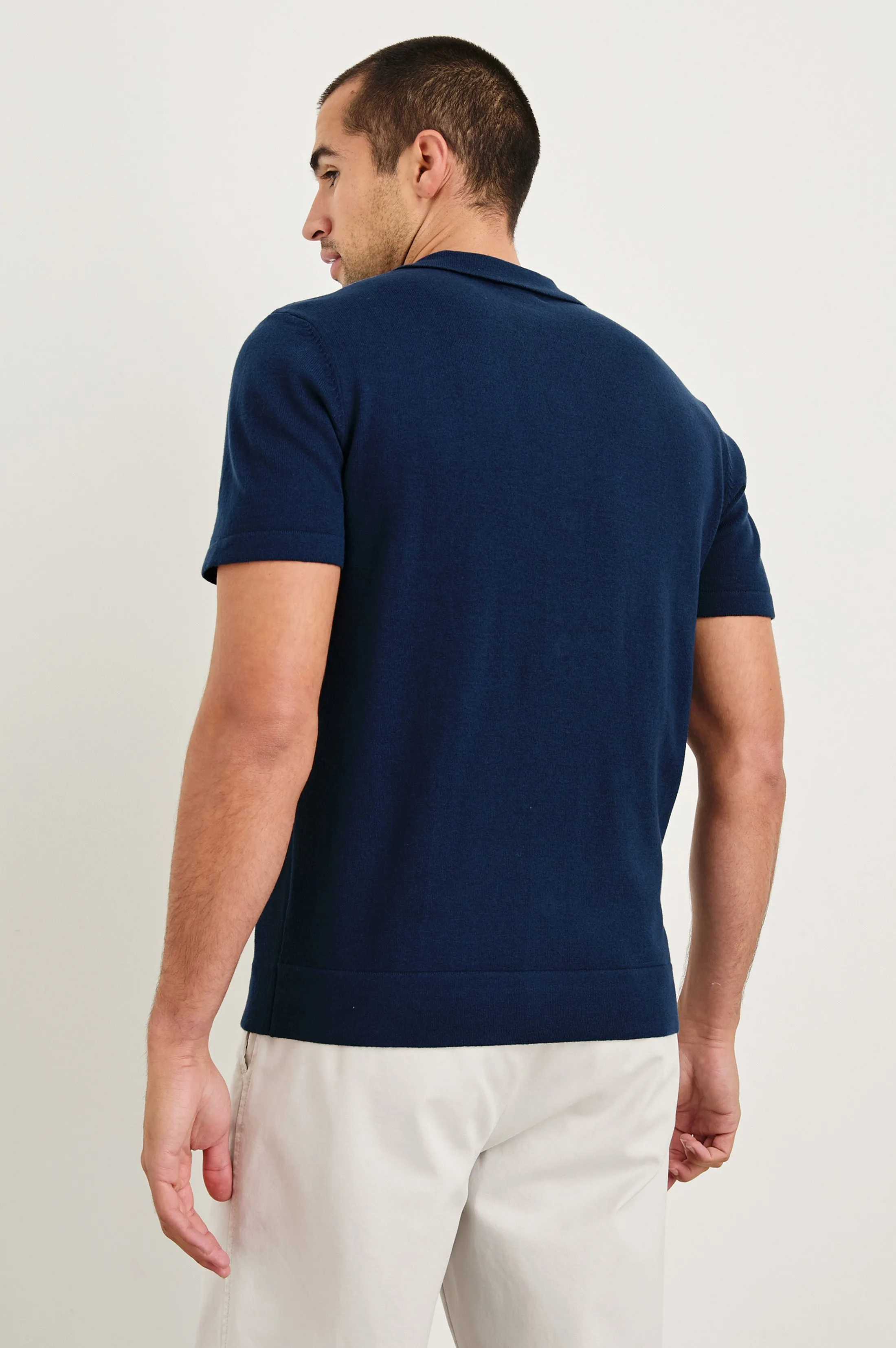 SILAS SHIRT - BLUE HEATHER MULTI Rails
