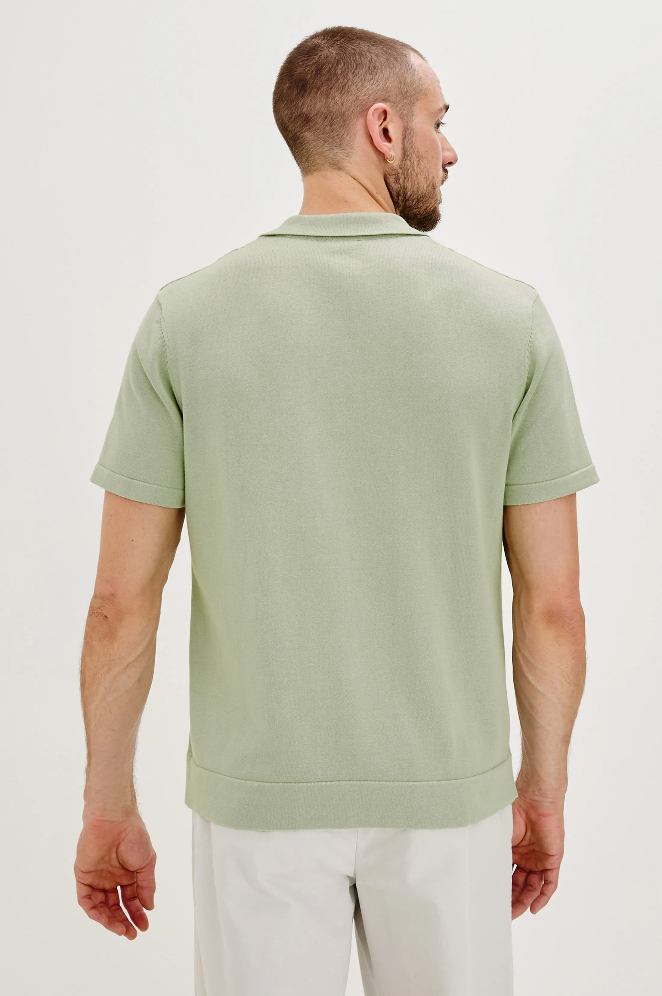 SILAS SHIRT - SAGE IRIDESCENT MULTI Rails