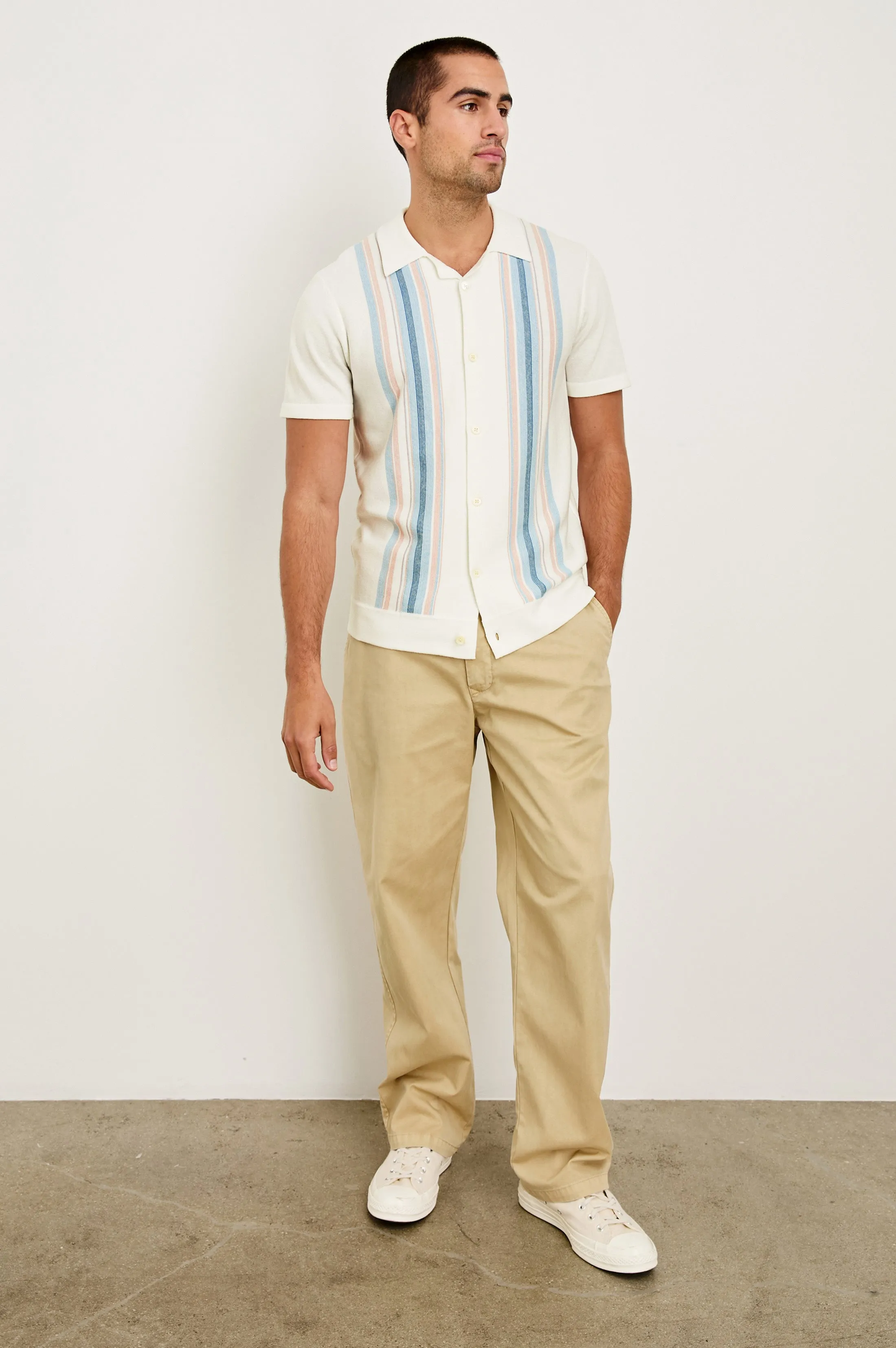 SILAS SHIRT - SKY PINK MULTI Rails