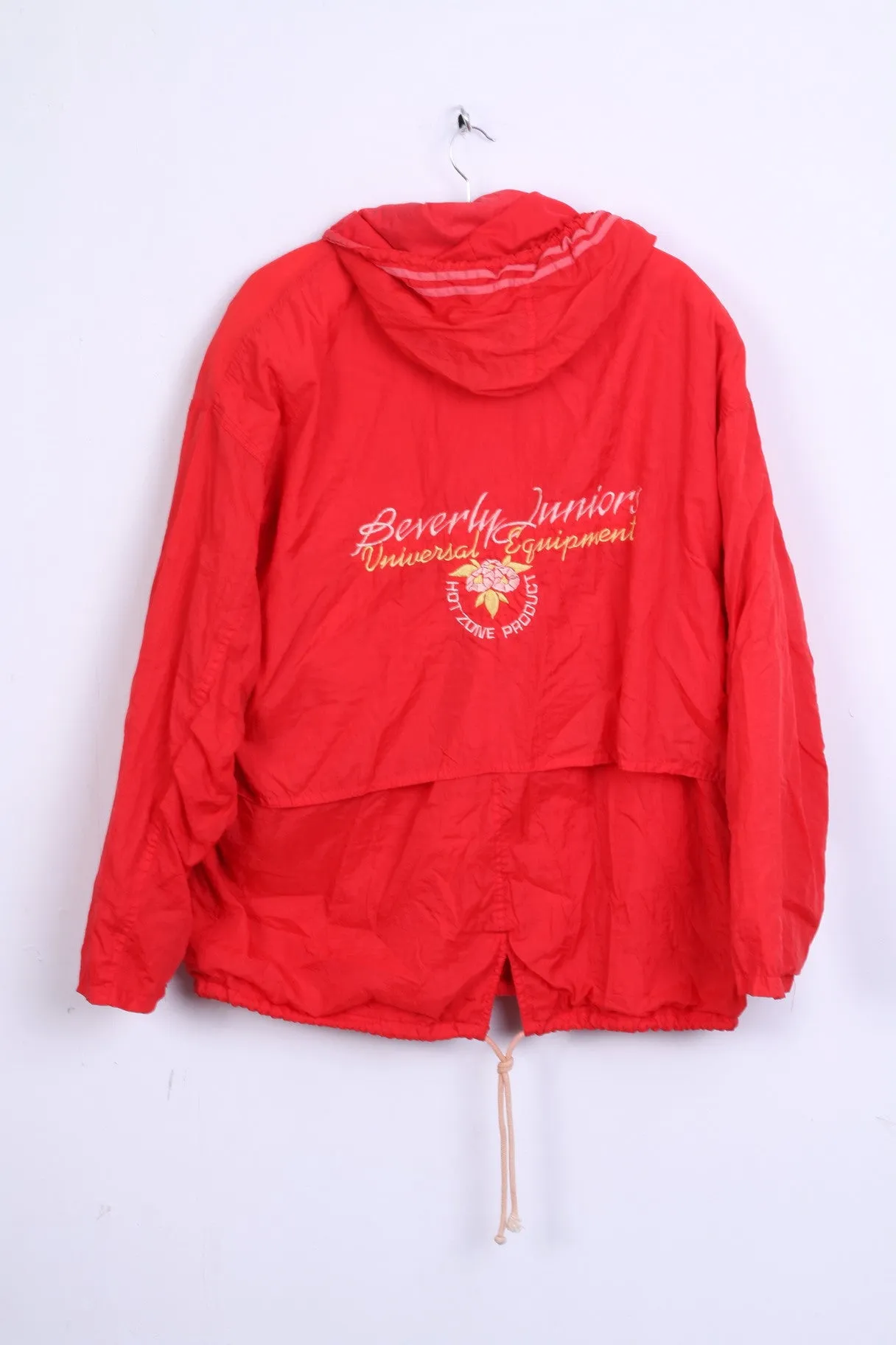 Sinclair Mens 34/36 XL Jacket Red Nylon Waterproof Hood Sport