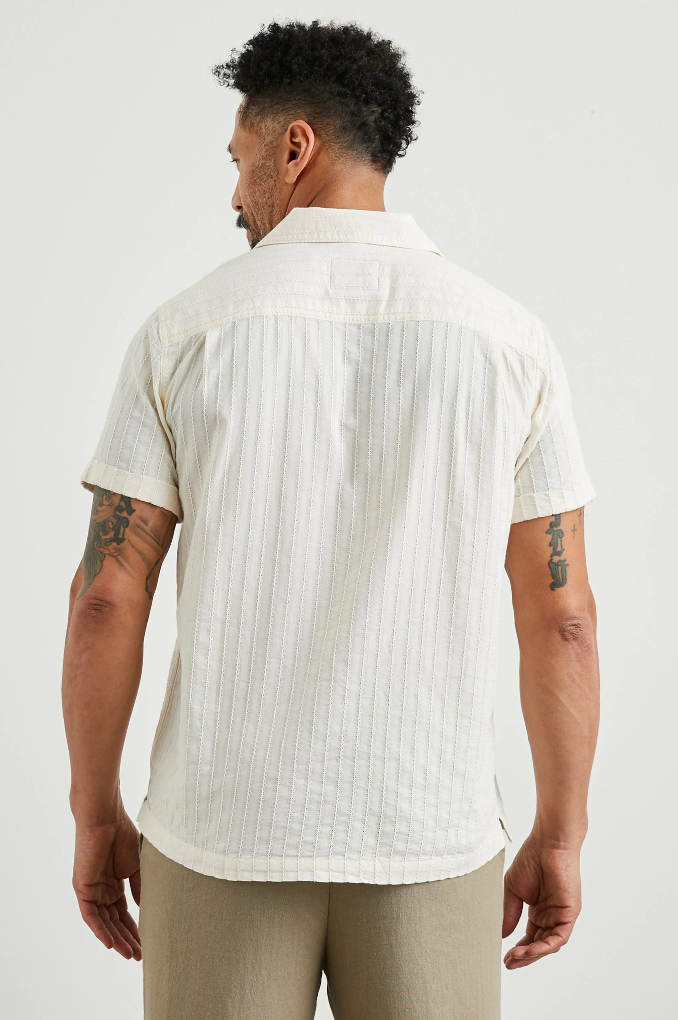 SINCLAIR SHIRT - BONE Rails