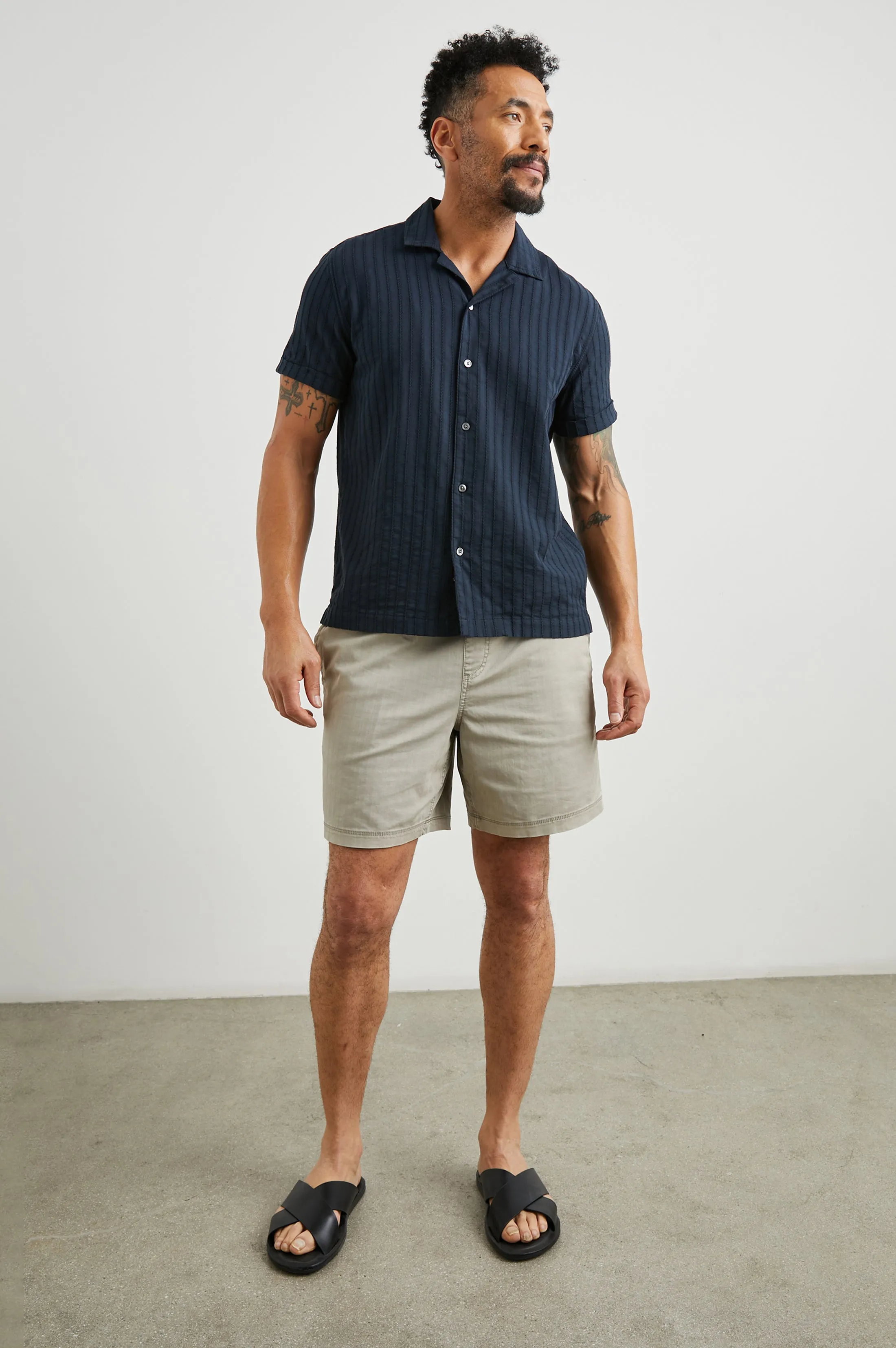 SINCLAIR SHIRT - DEEP WATER Rails