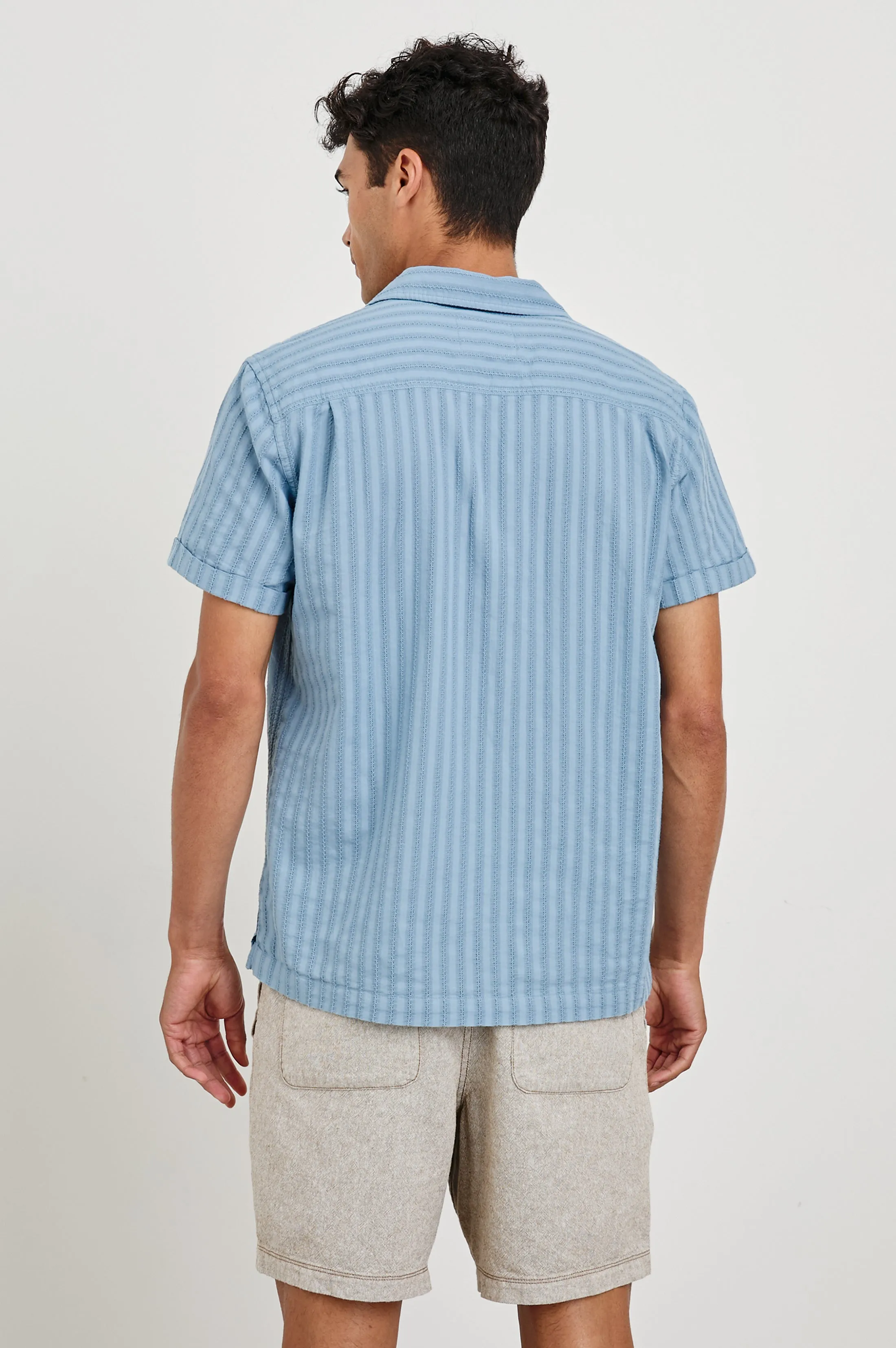 SINCLAIR SHIRT - FADED BLUE Rails