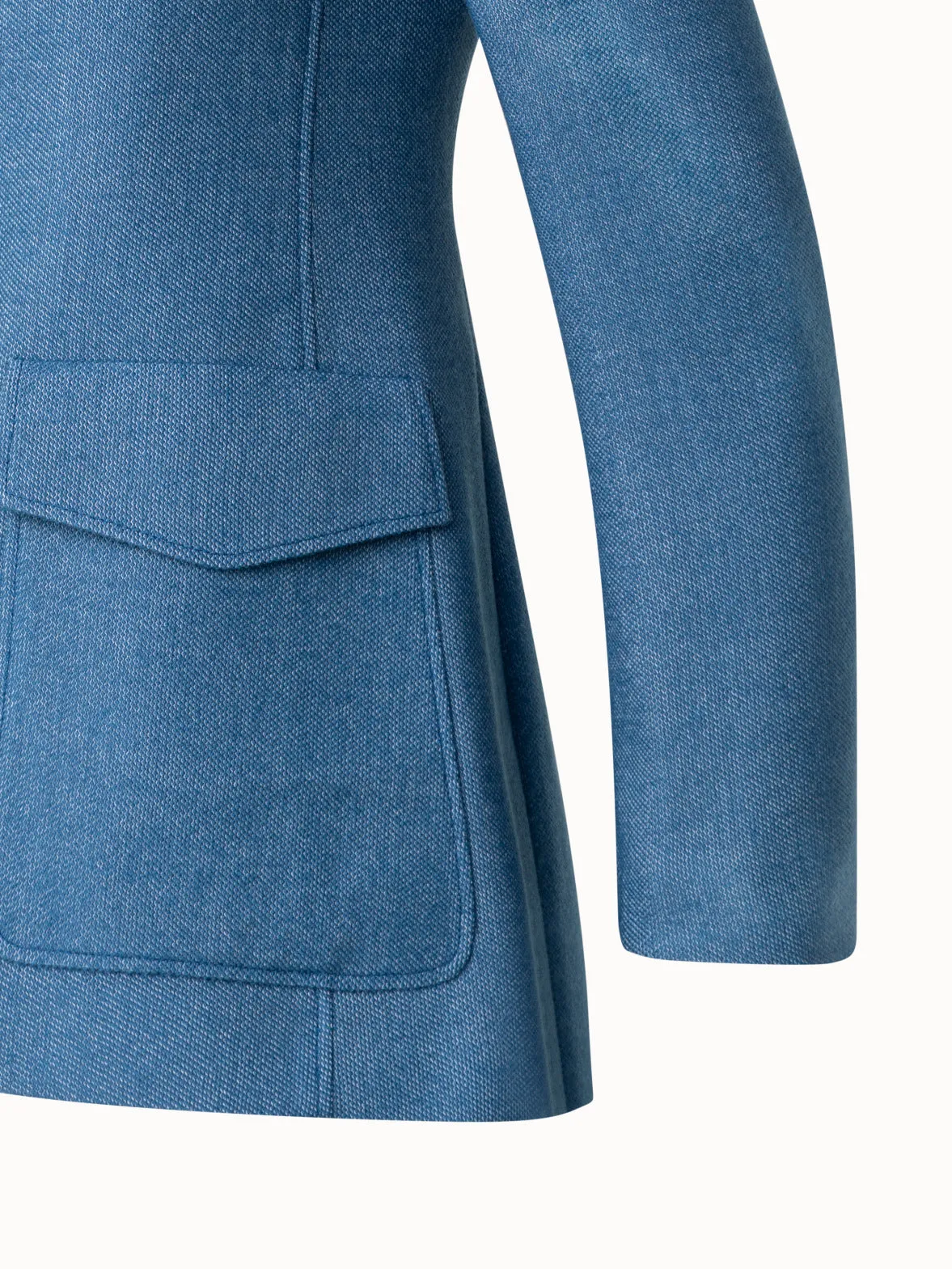 Single Breasted Jacket in Wool Blend Akris