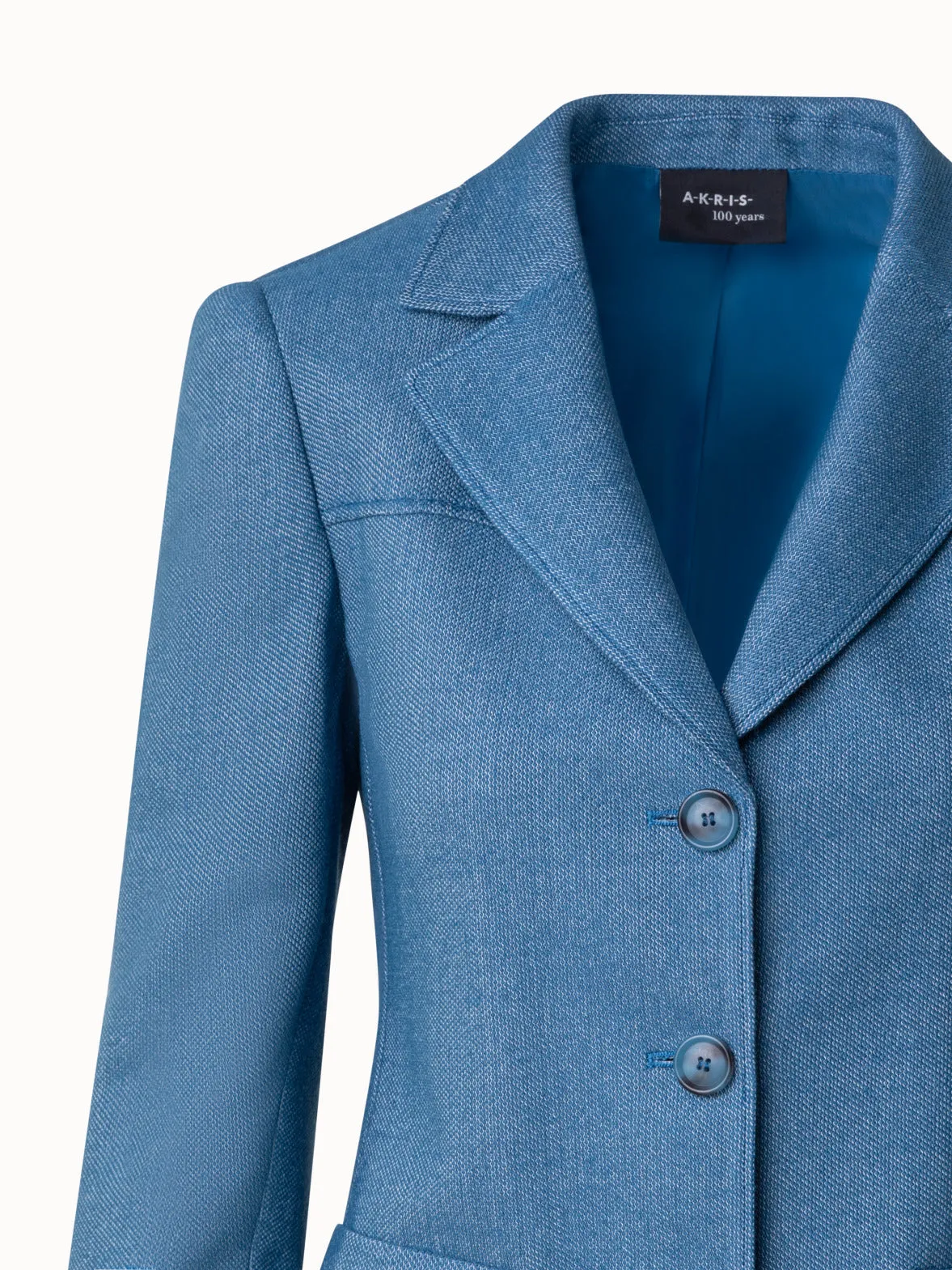 Single Breasted Jacket in Wool Blend Akris