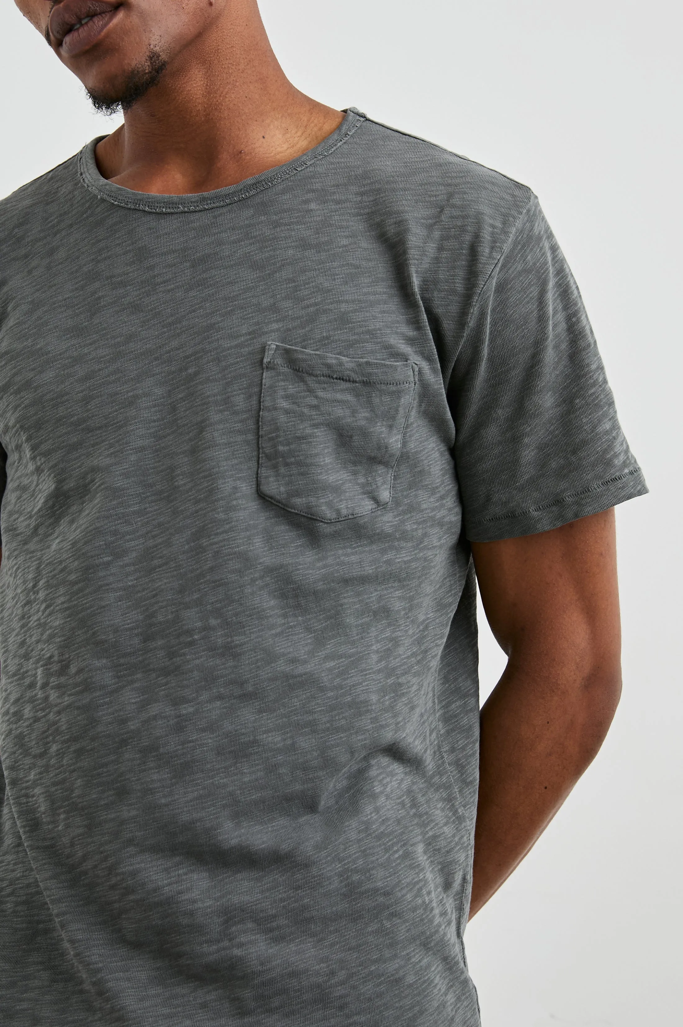 SKIPPER T-SHIRT - WASHED BLACK Rails