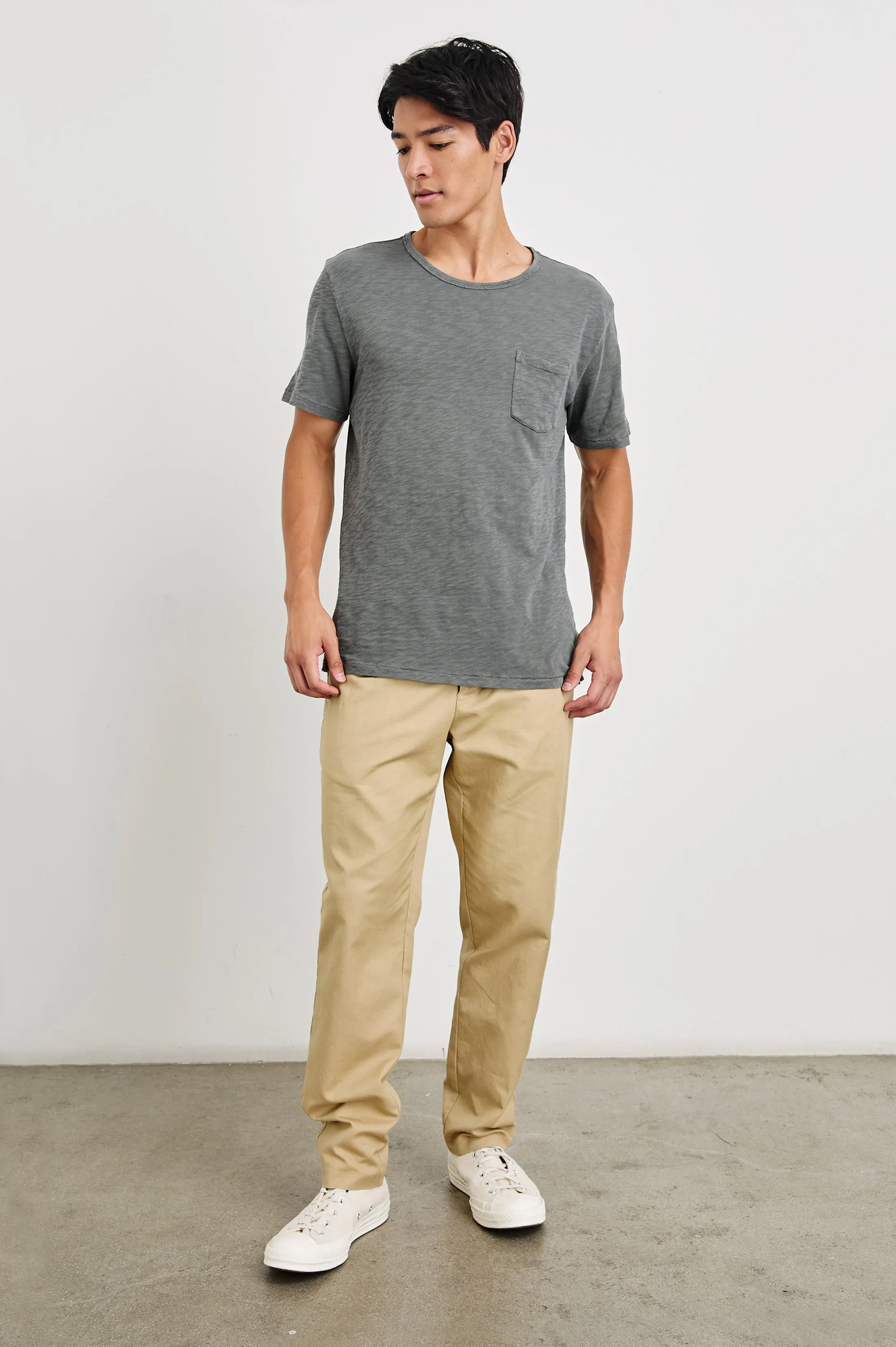 SKIPPER T-SHIRT - WASHED BLACK Rails
