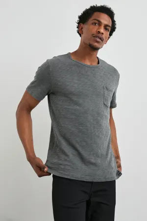 SKIPPER T-SHIRT - WASHED BLACK Rails
