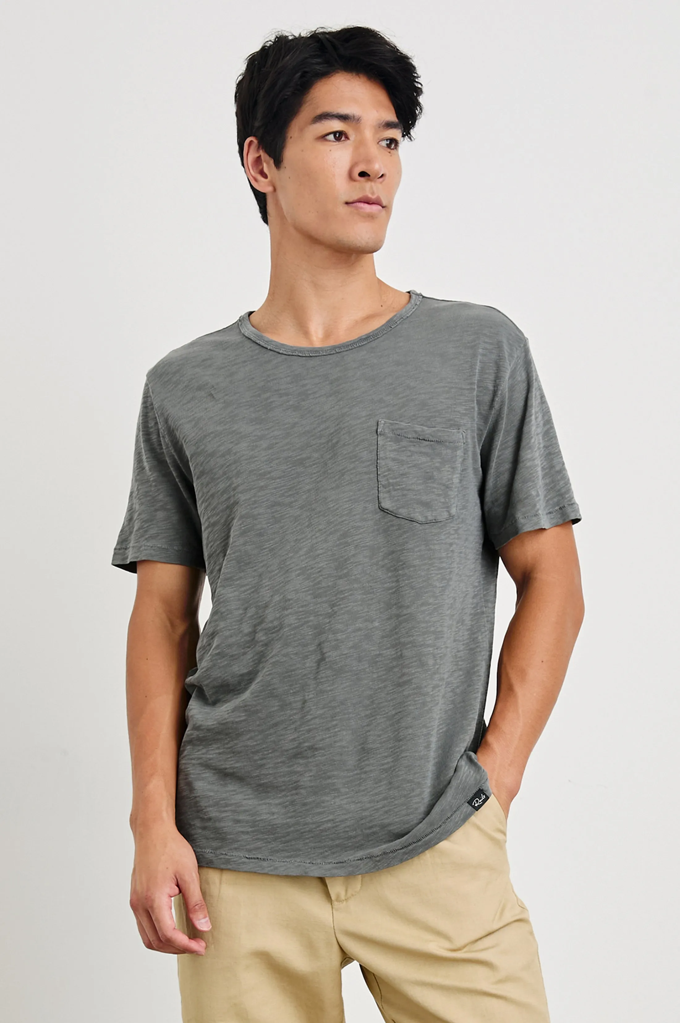 SKIPPER T-SHIRT - WASHED BLACK Rails