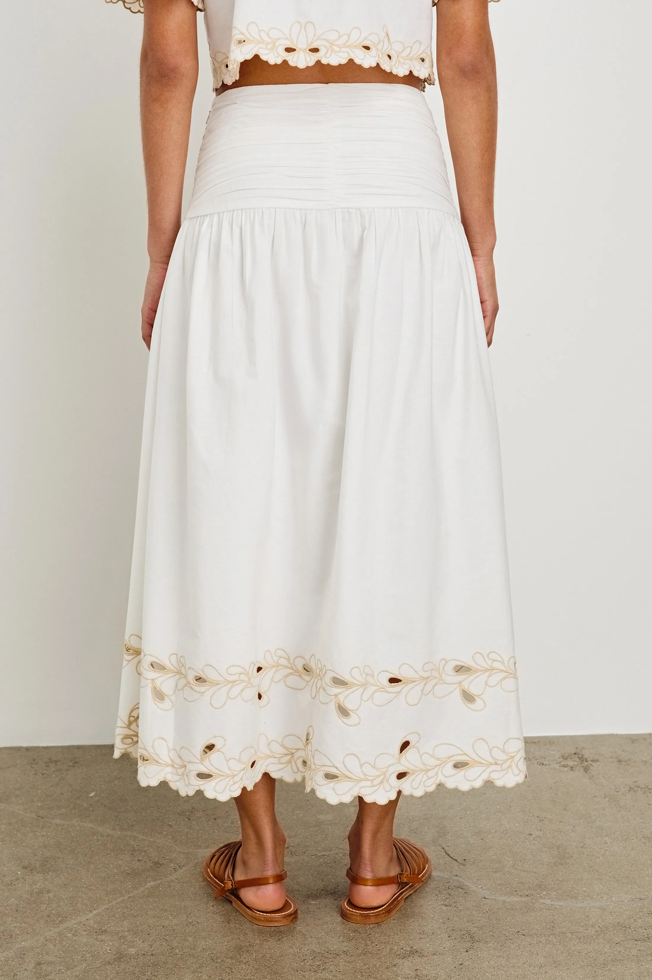 SOL SKIRT - WHITE Rails