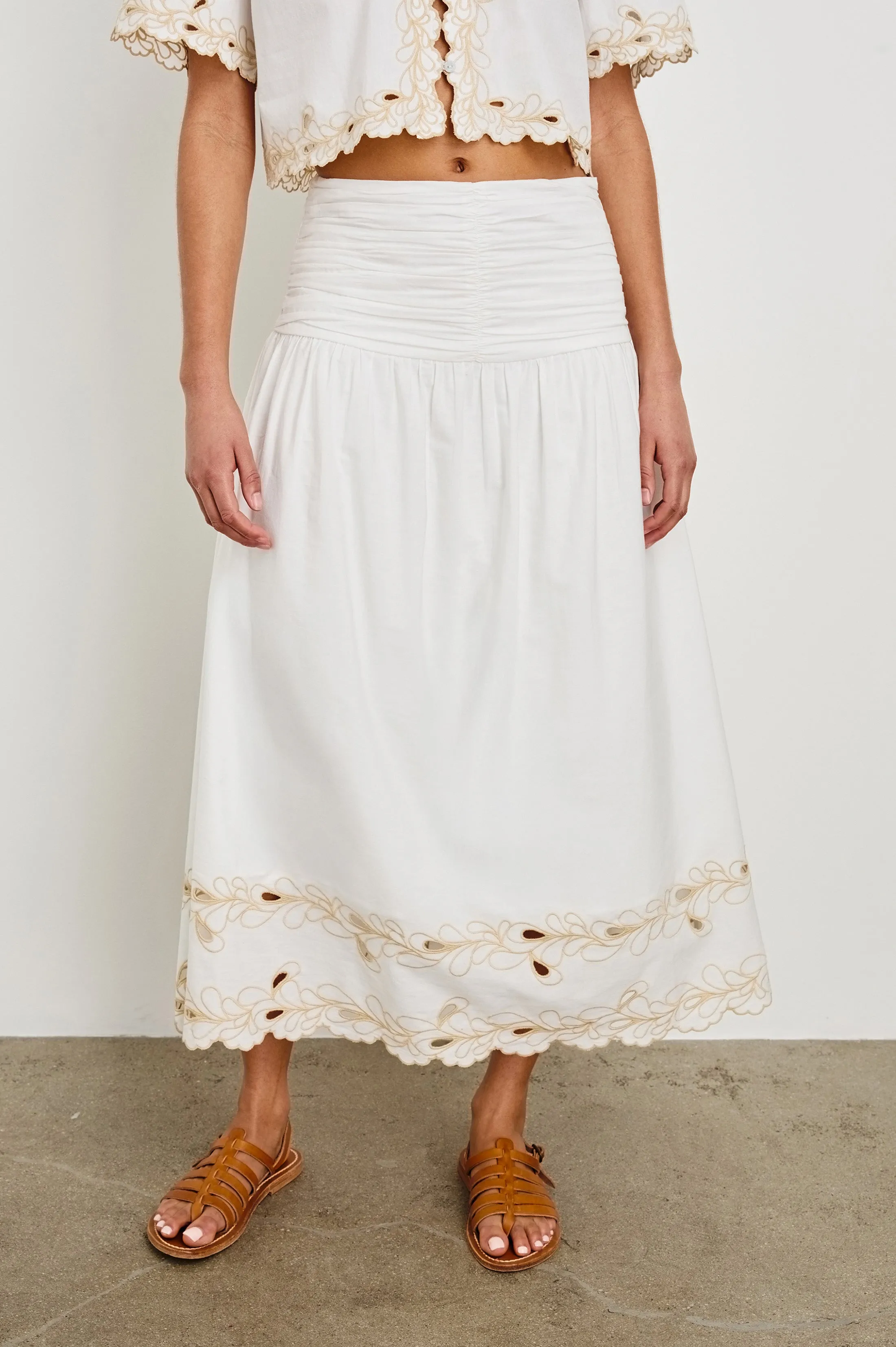 SOL SKIRT - WHITE Rails