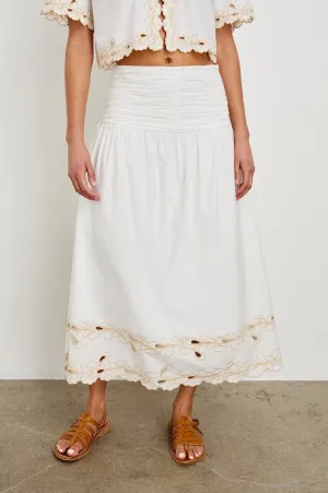 SOL SKIRT - WHITE Rails