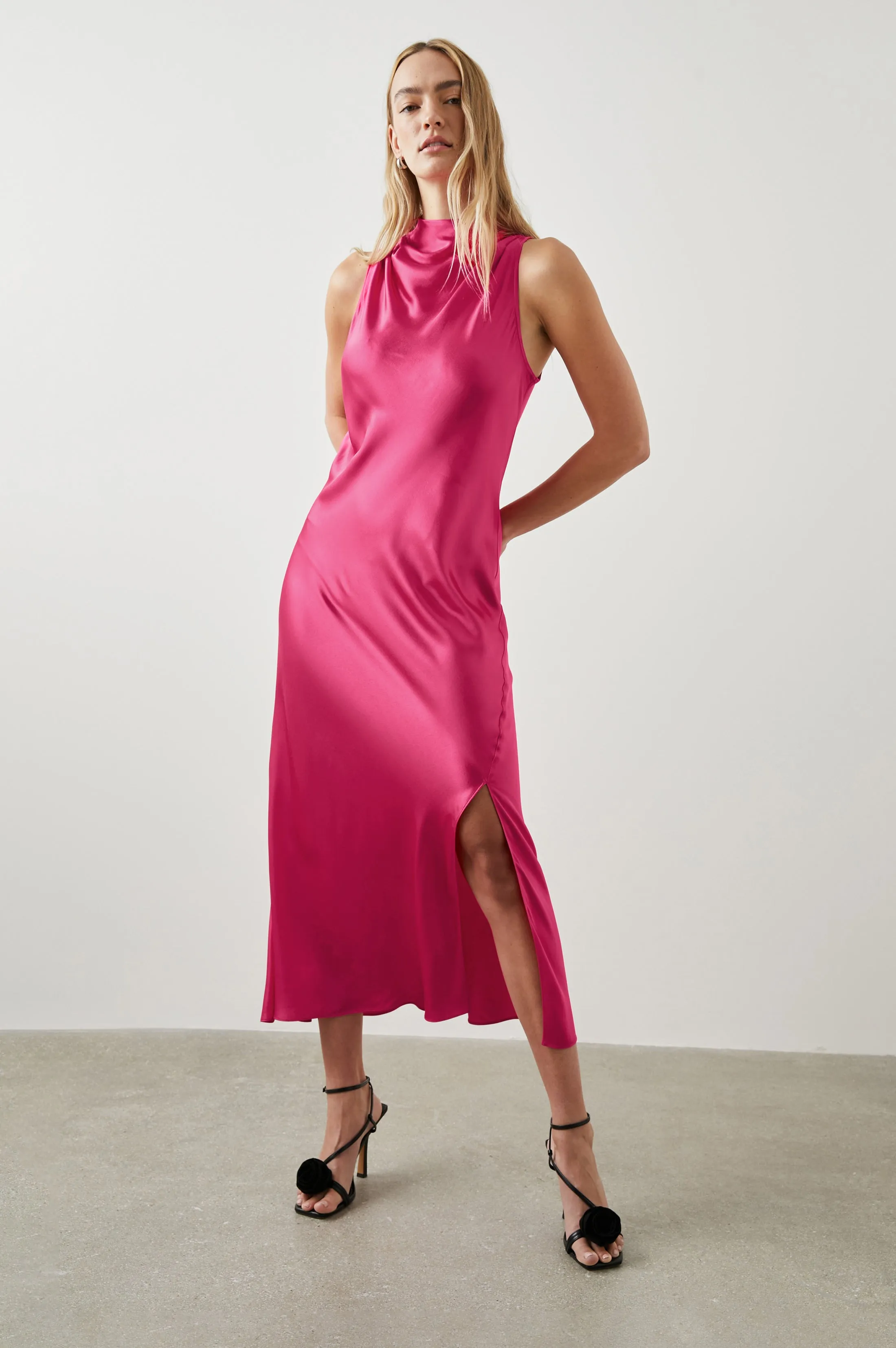 SOLANA DRESS - MAGENTA Rails