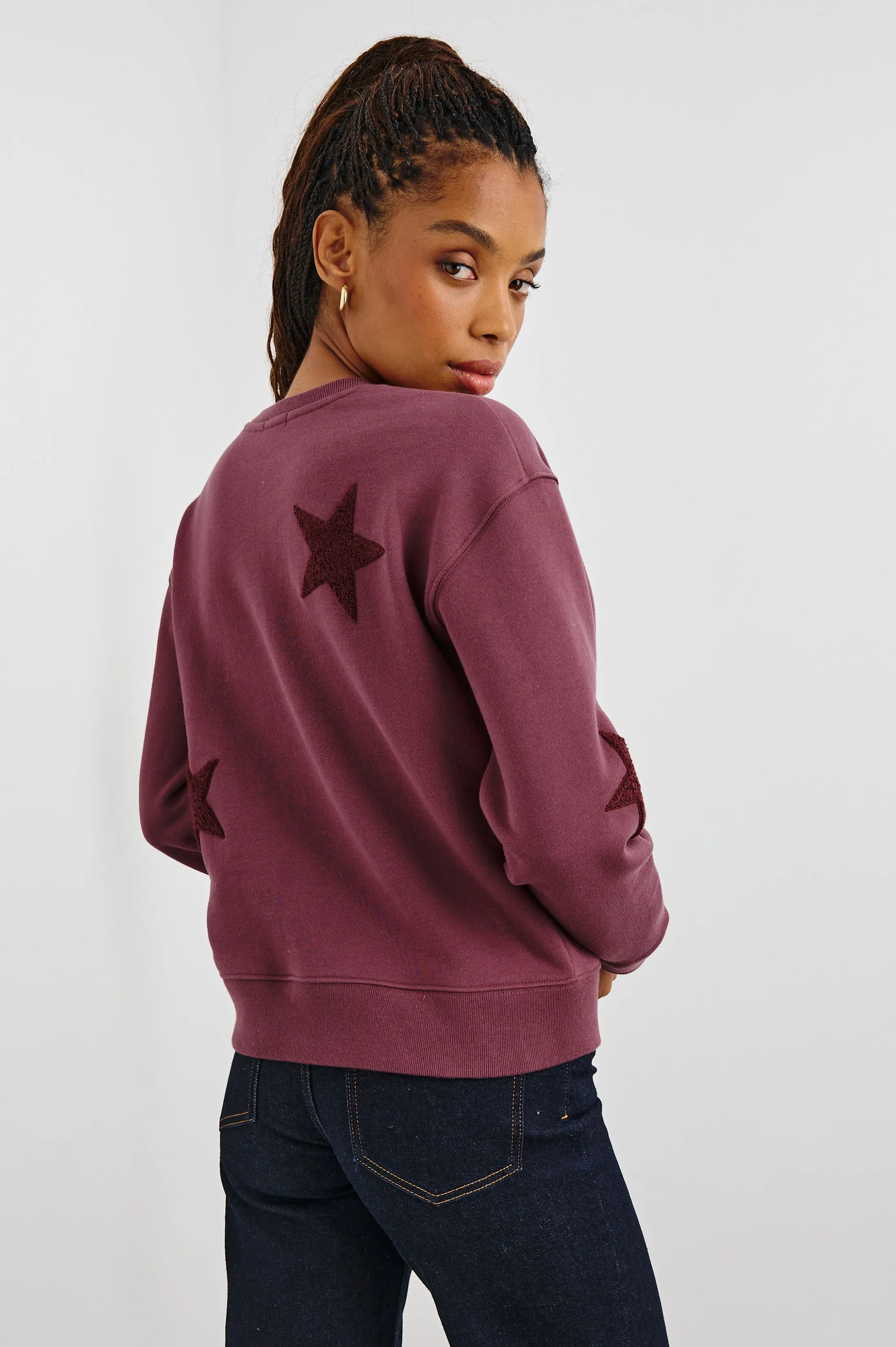 SONIA SWEATSHIRT - BURGUNDY Rails