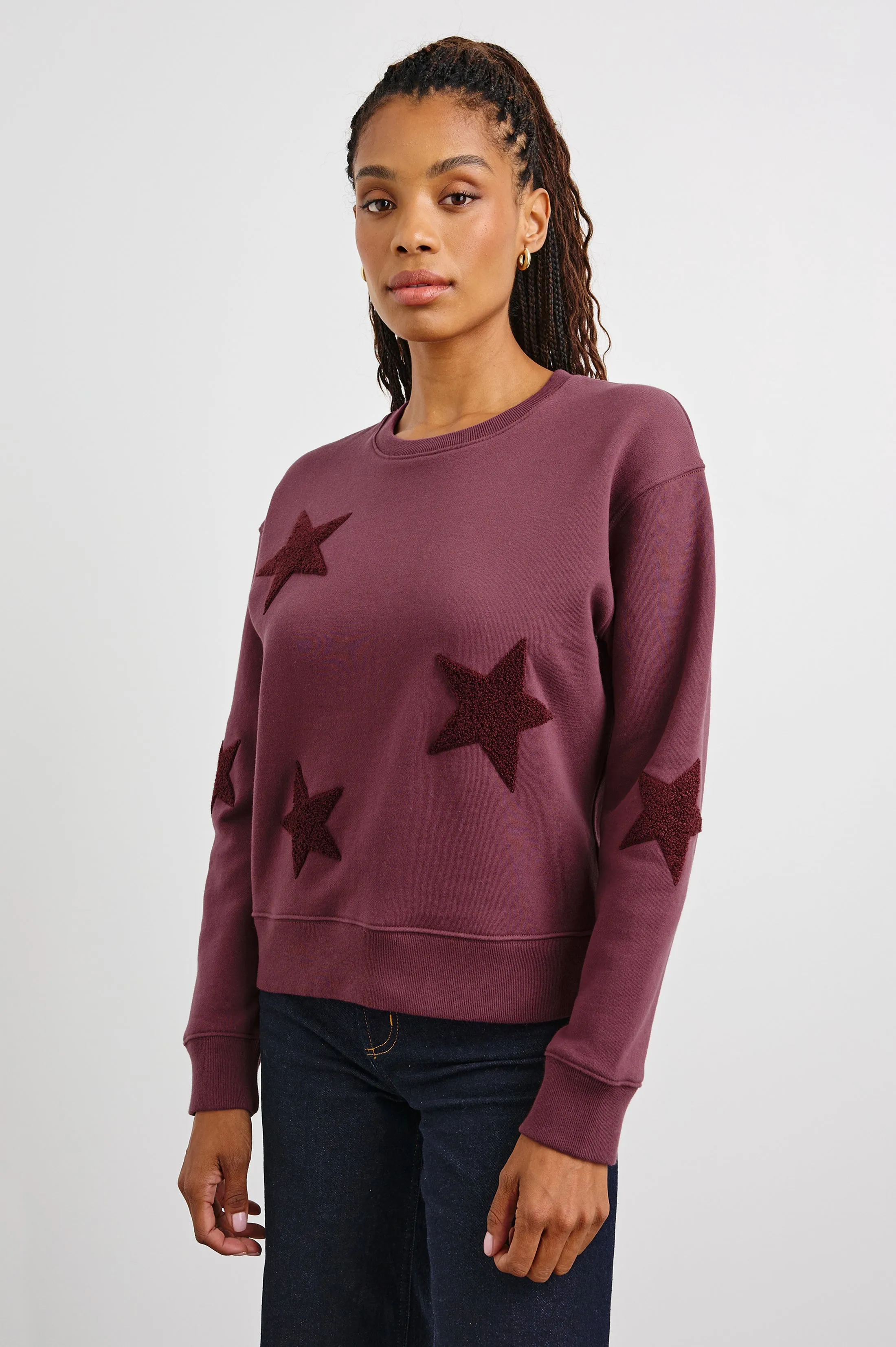 SONIA SWEATSHIRT - BURGUNDY Rails