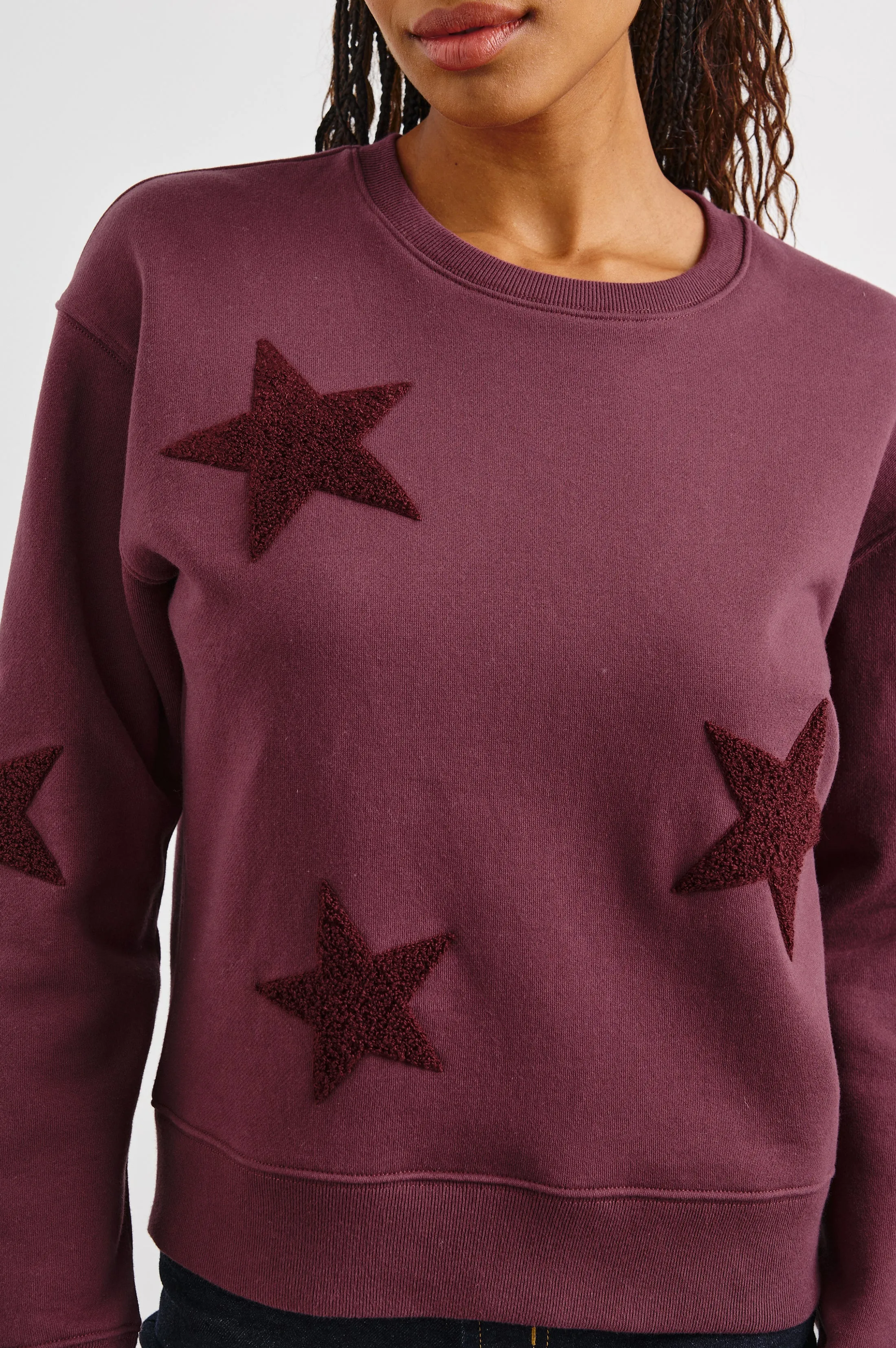 SONIA SWEATSHIRT - BURGUNDY Rails