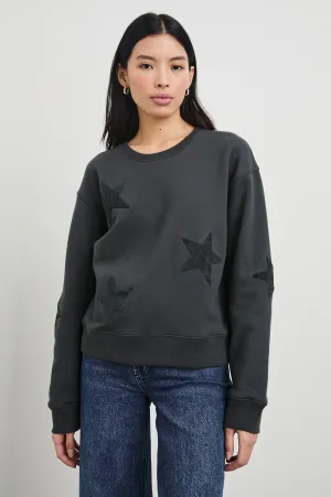 SONIA SWEATSHIRT - WASHED BLACK Rails