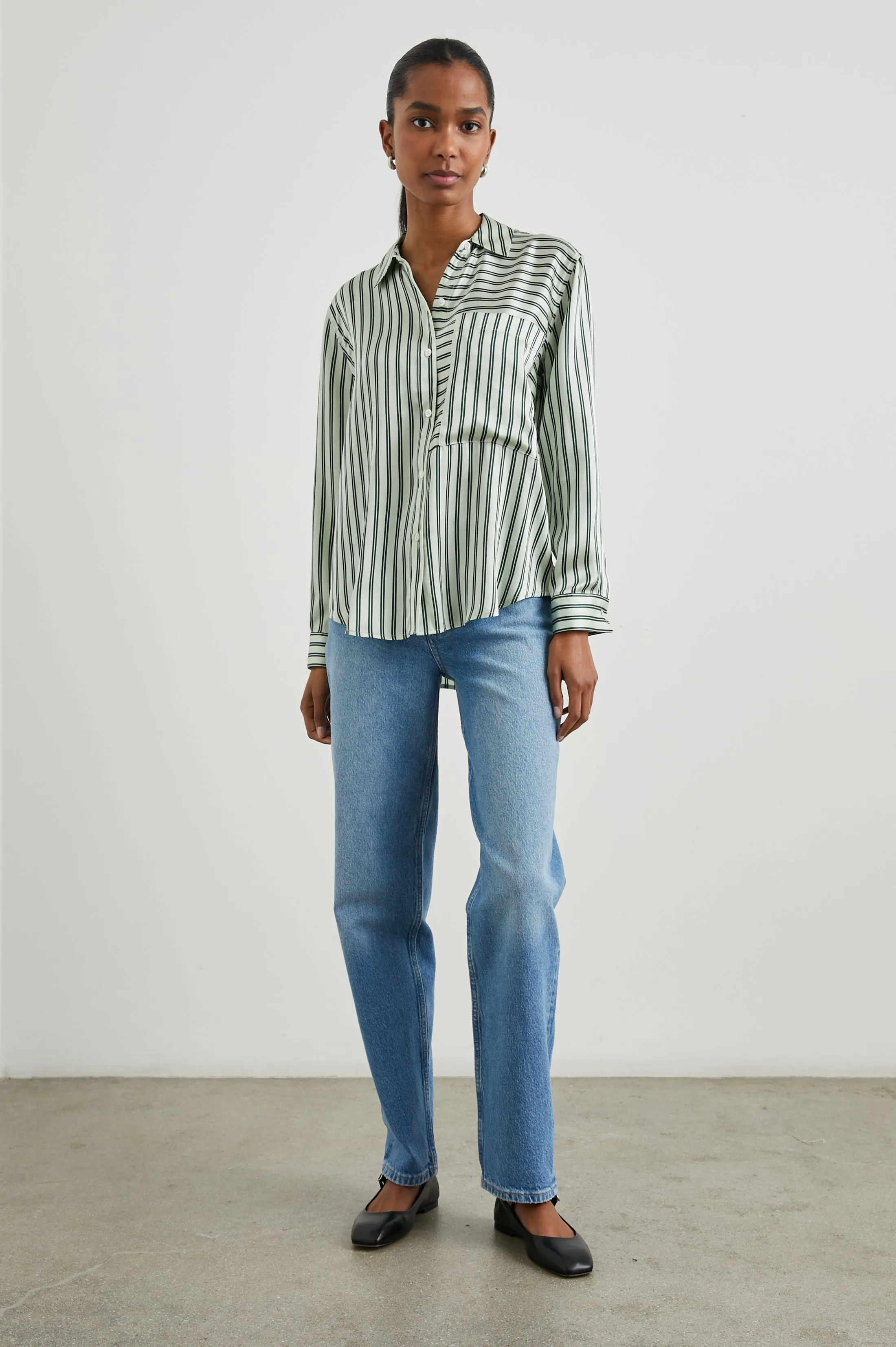 SPENCER SHIRT - EDEN STRIPE Rails