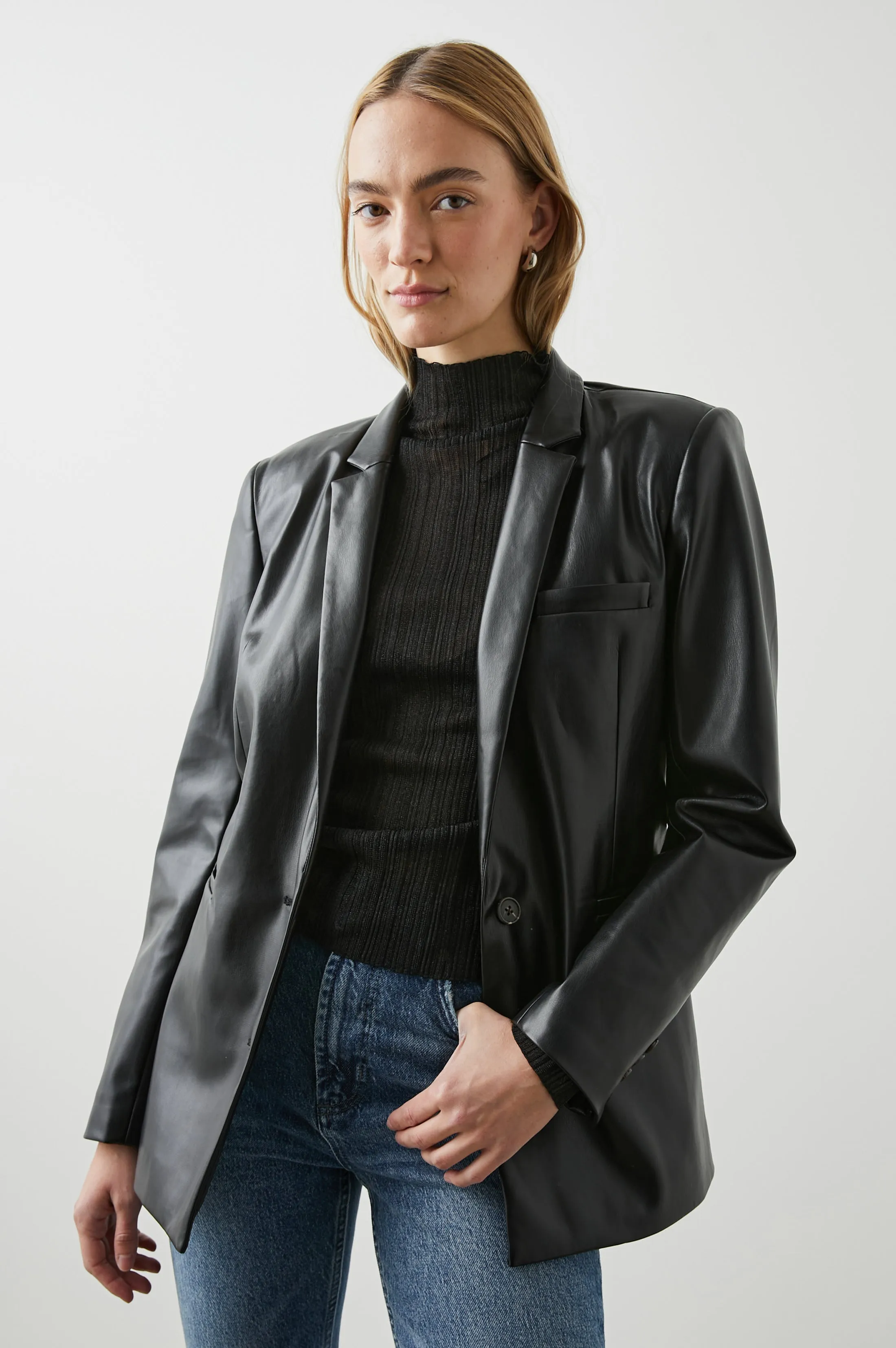 STANTON BLAZER - BLACK Rails