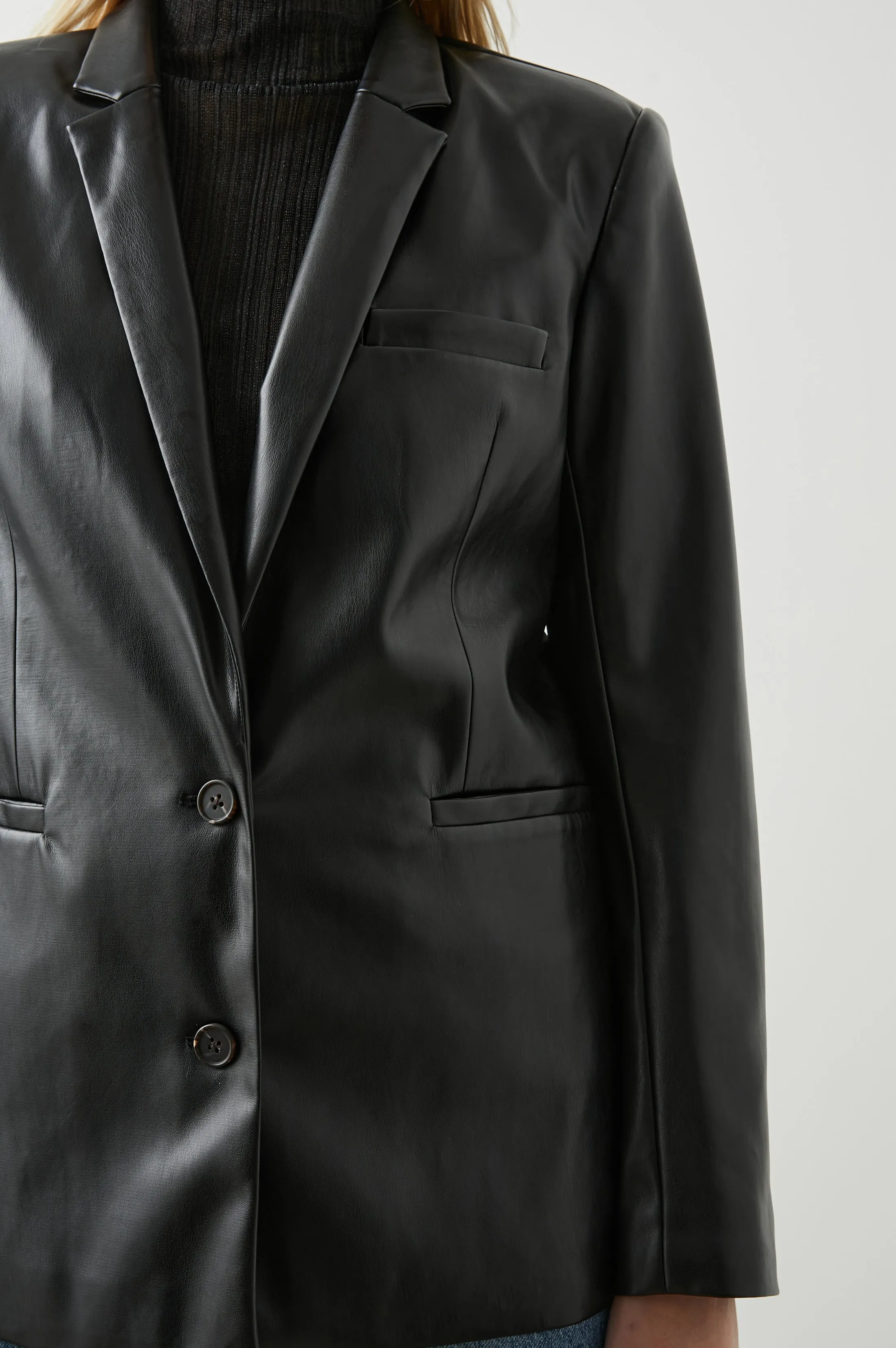 STANTON BLAZER - BLACK Rails