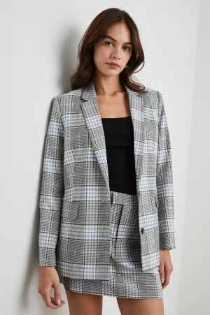 STANTON BLAZER - COCOA SKY CHECK Rails