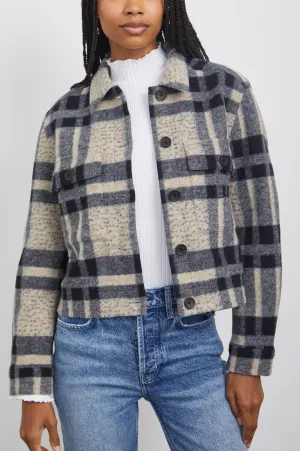 STEFFI JACKET - TAN PACIFIC CHECK Rails