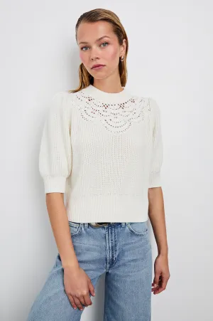 STEPH TOP - WHITE Rails