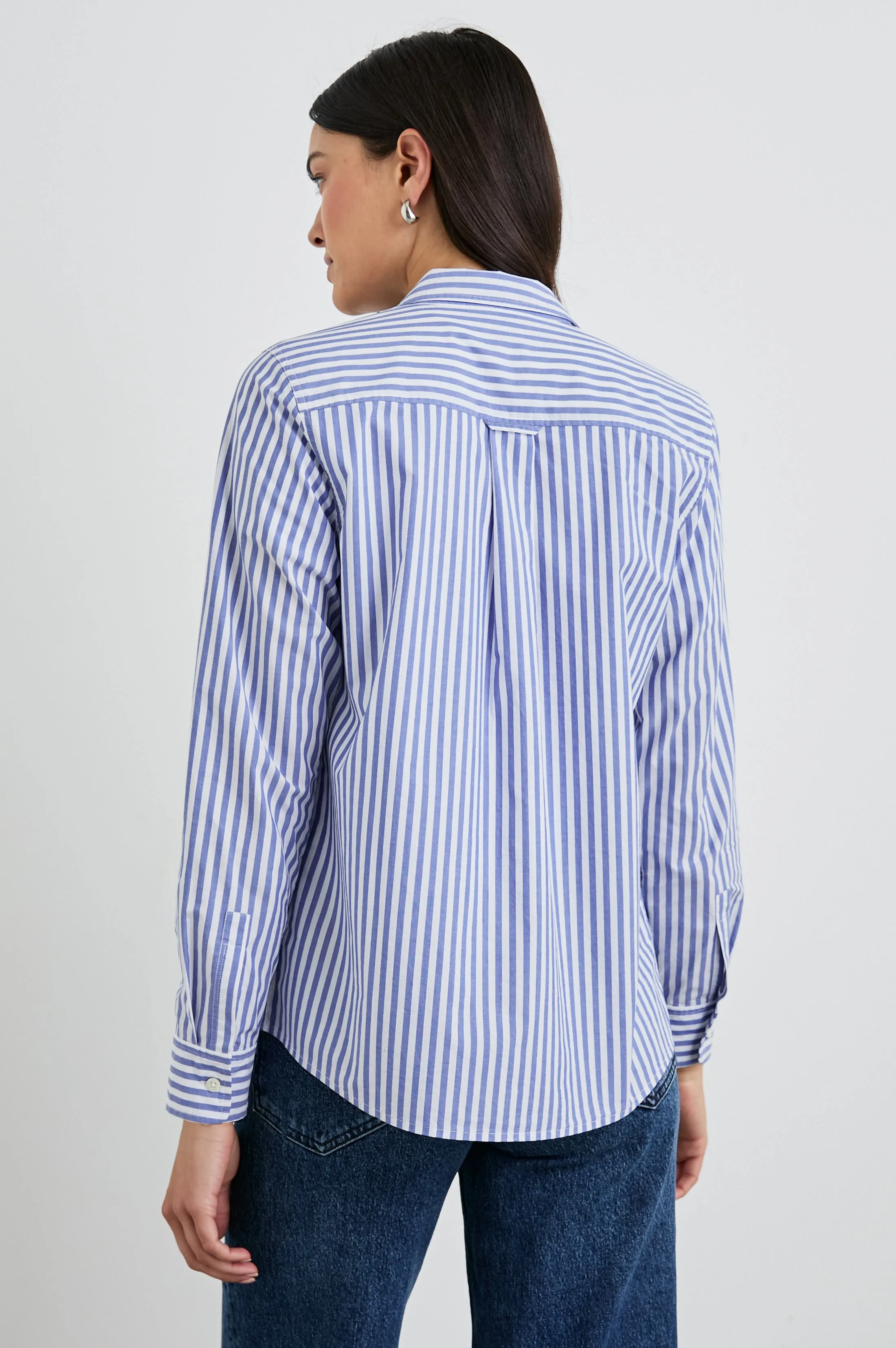 STINA SHIRT - MARINER WHITE STRIPE Rails