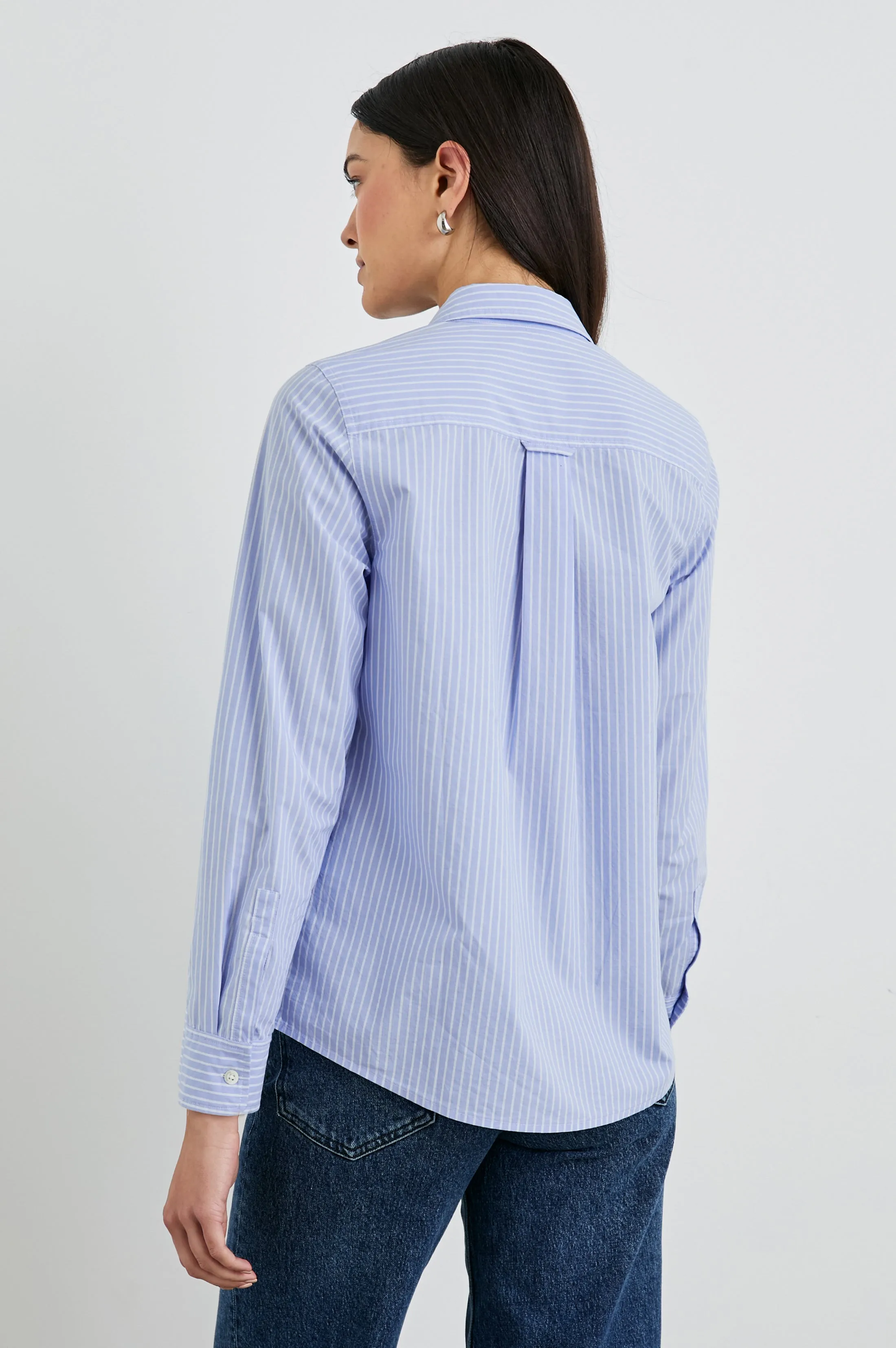 STINA SHIRT - OXFORD WHITE STRIPE Rails
