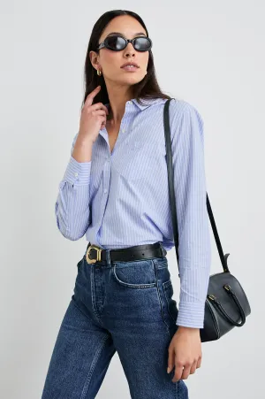STINA SHIRT - OXFORD WHITE STRIPE Rails