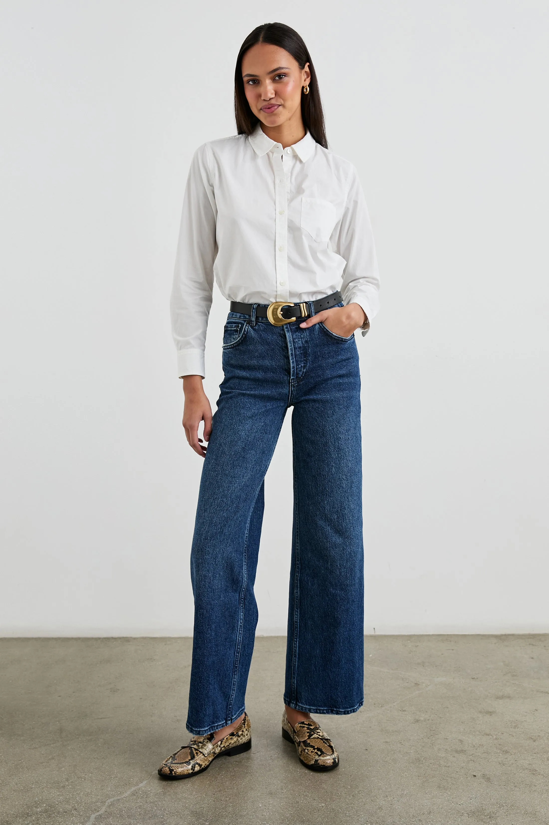 STINA SHIRT - WHITE Rails
