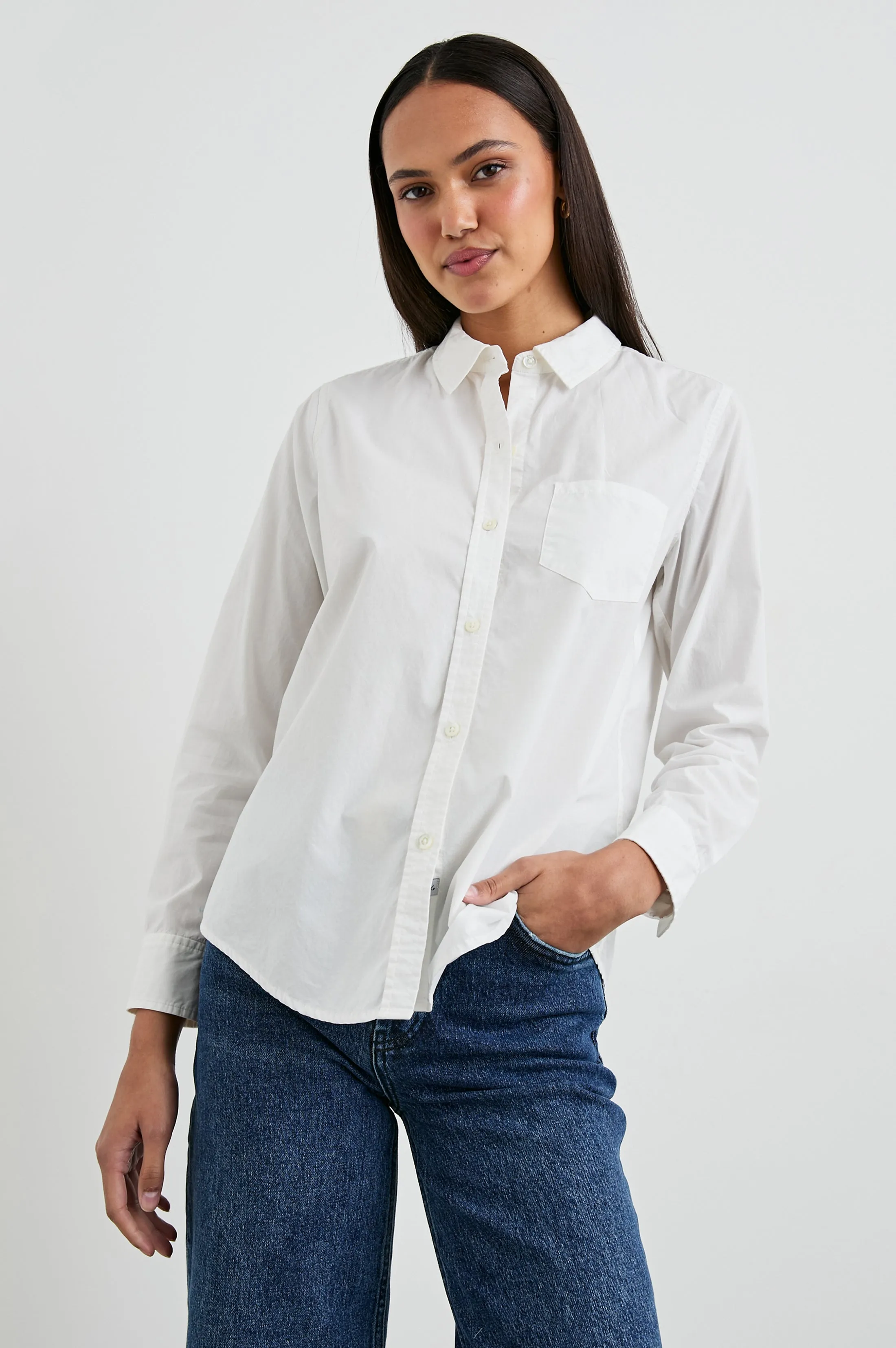 STINA SHIRT - WHITE Rails