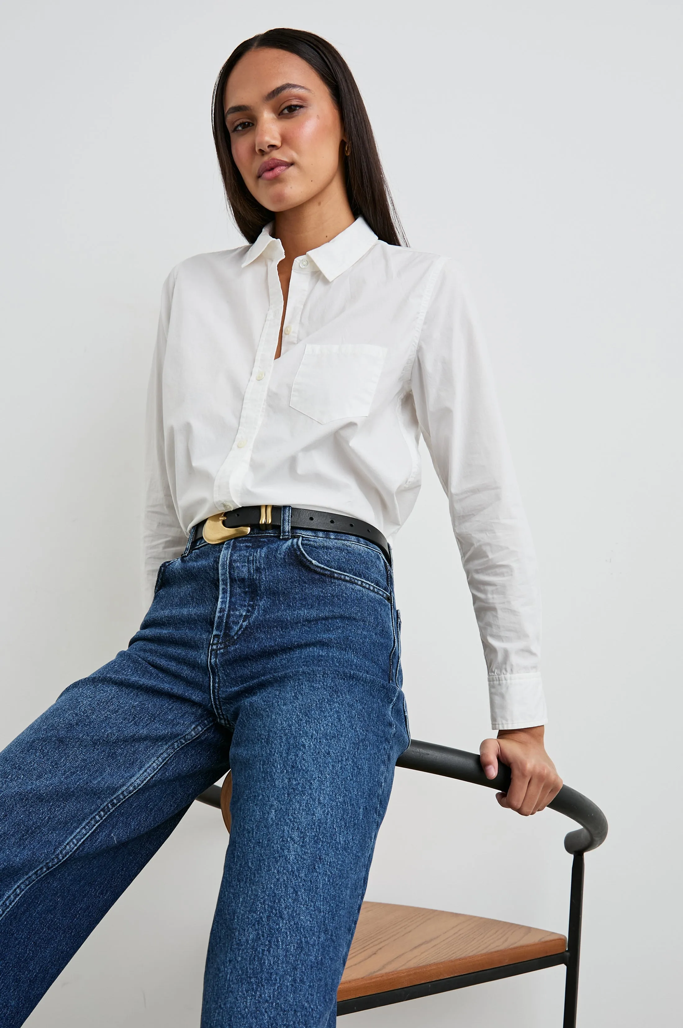 STINA SHIRT - WHITE Rails
