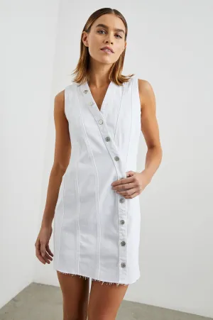 STRAND DRESS - SALT WHITE Rails