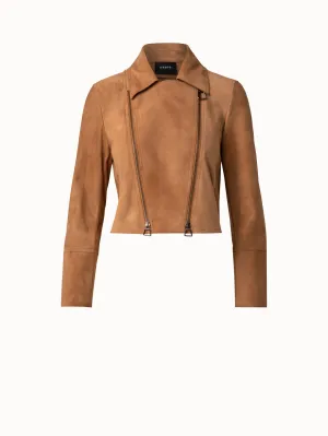 Suede Motorbike Jacket Akris