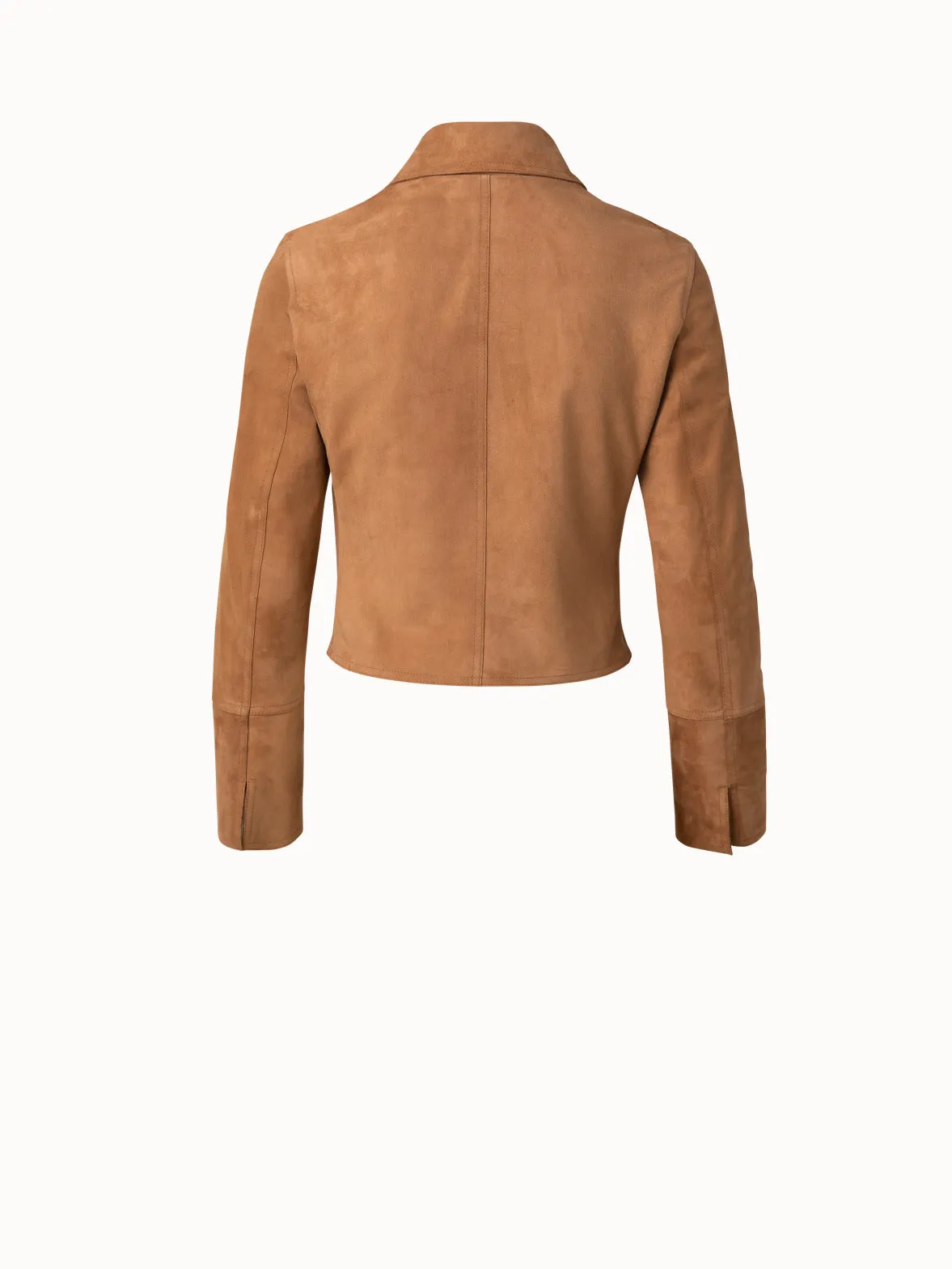 Suede Motorbike Jacket Akris