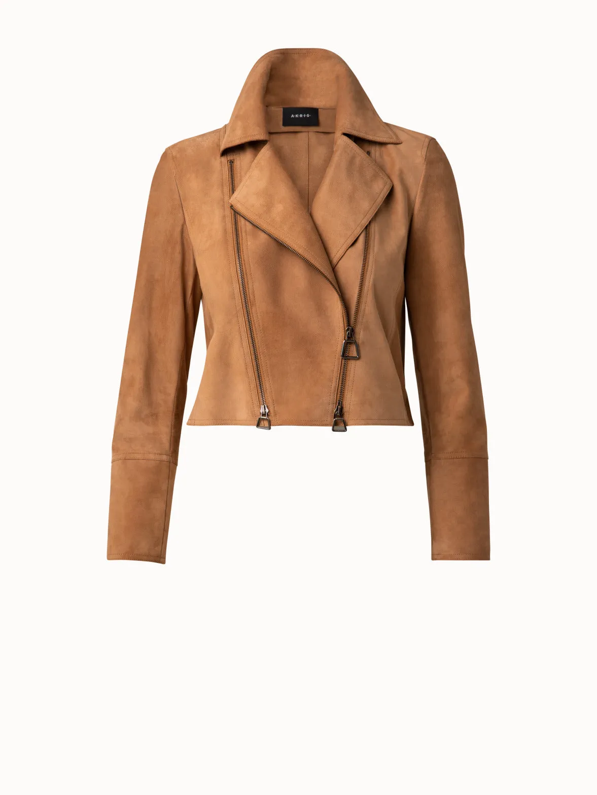 Suede Motorbike Jacket Akris