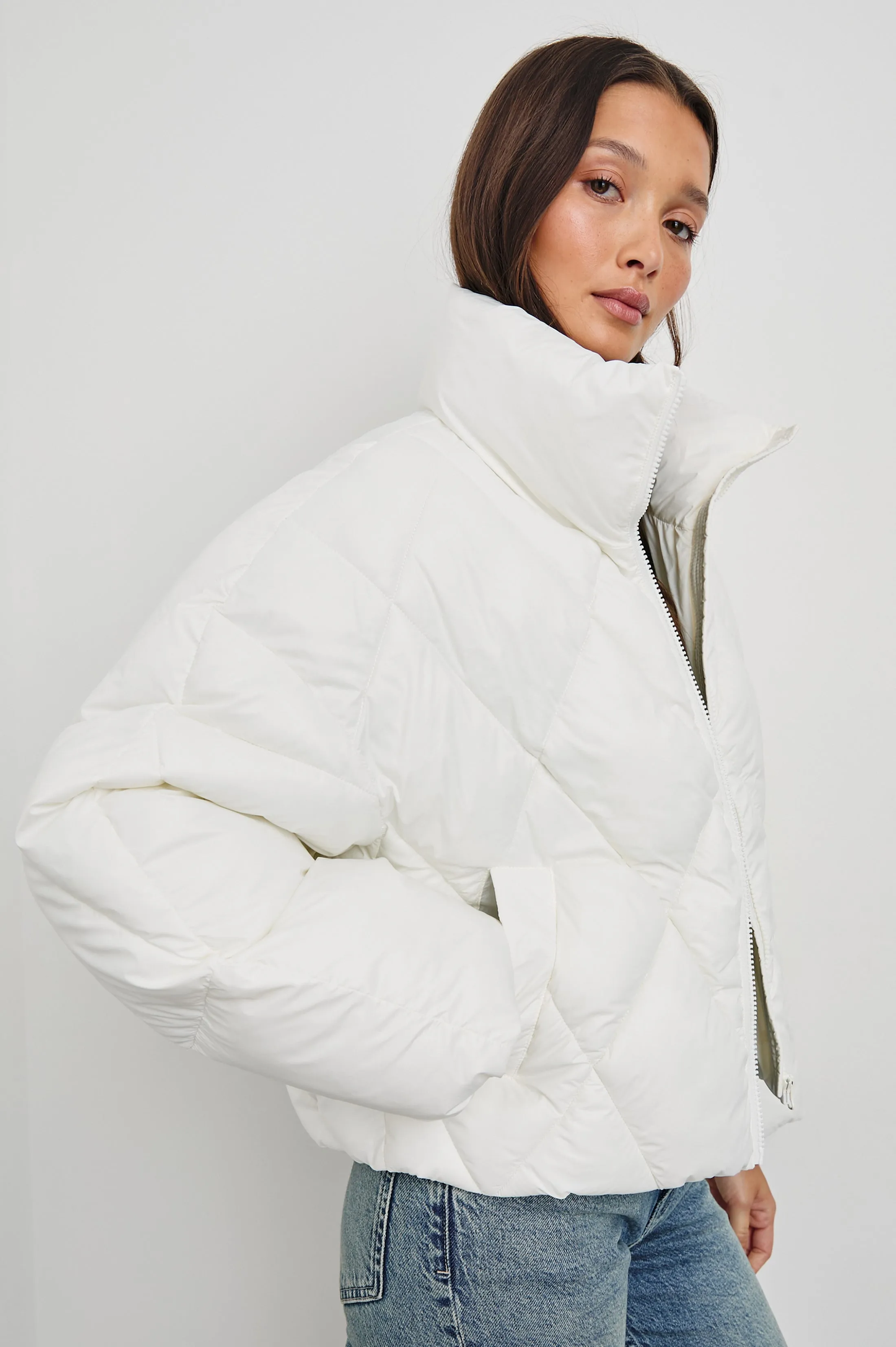 SUMMIT JACKET - IVORY Rails