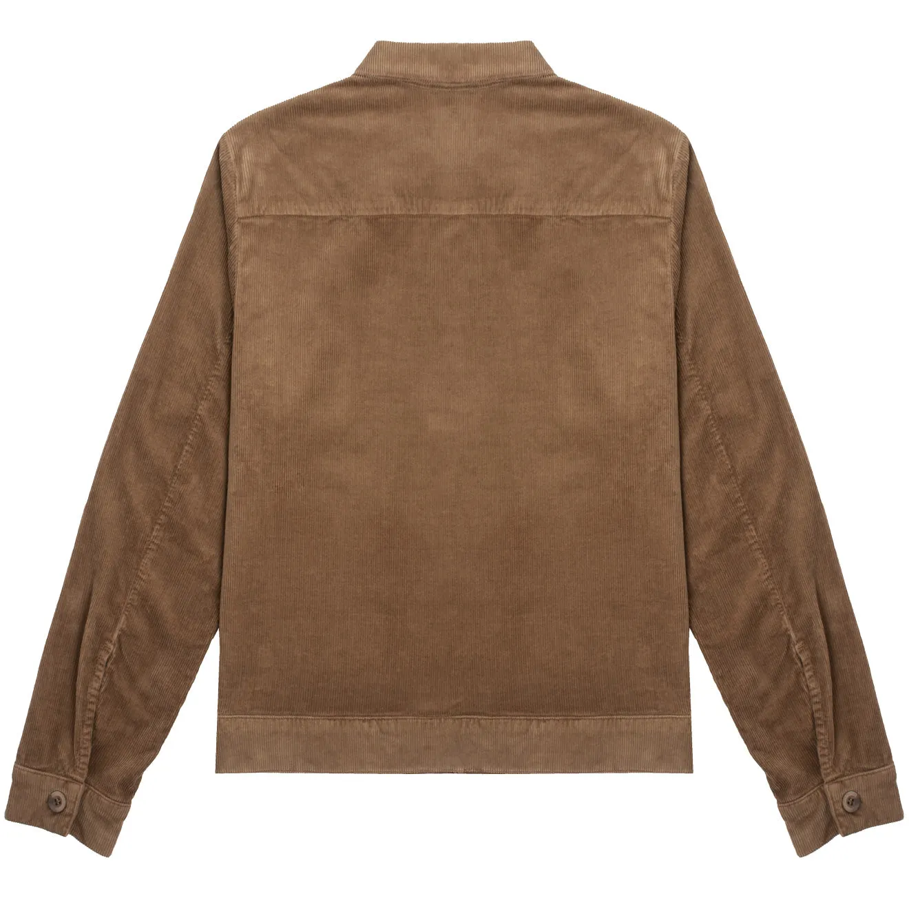 Sunspel Womens Corduroy Boxy Jacket Dark Camel