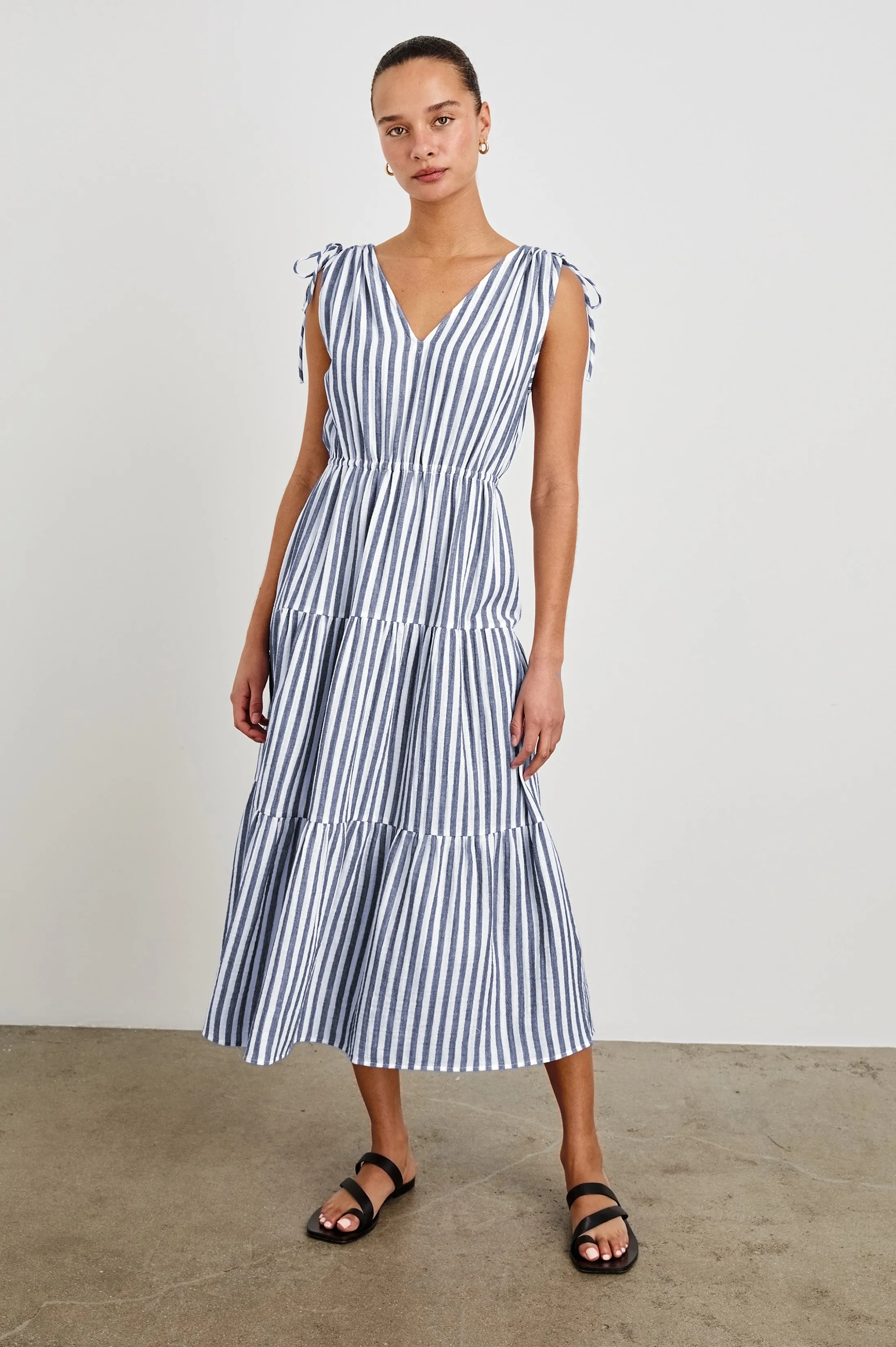 SUZETTE DRESS - ADMIRAL STRIPE Rails