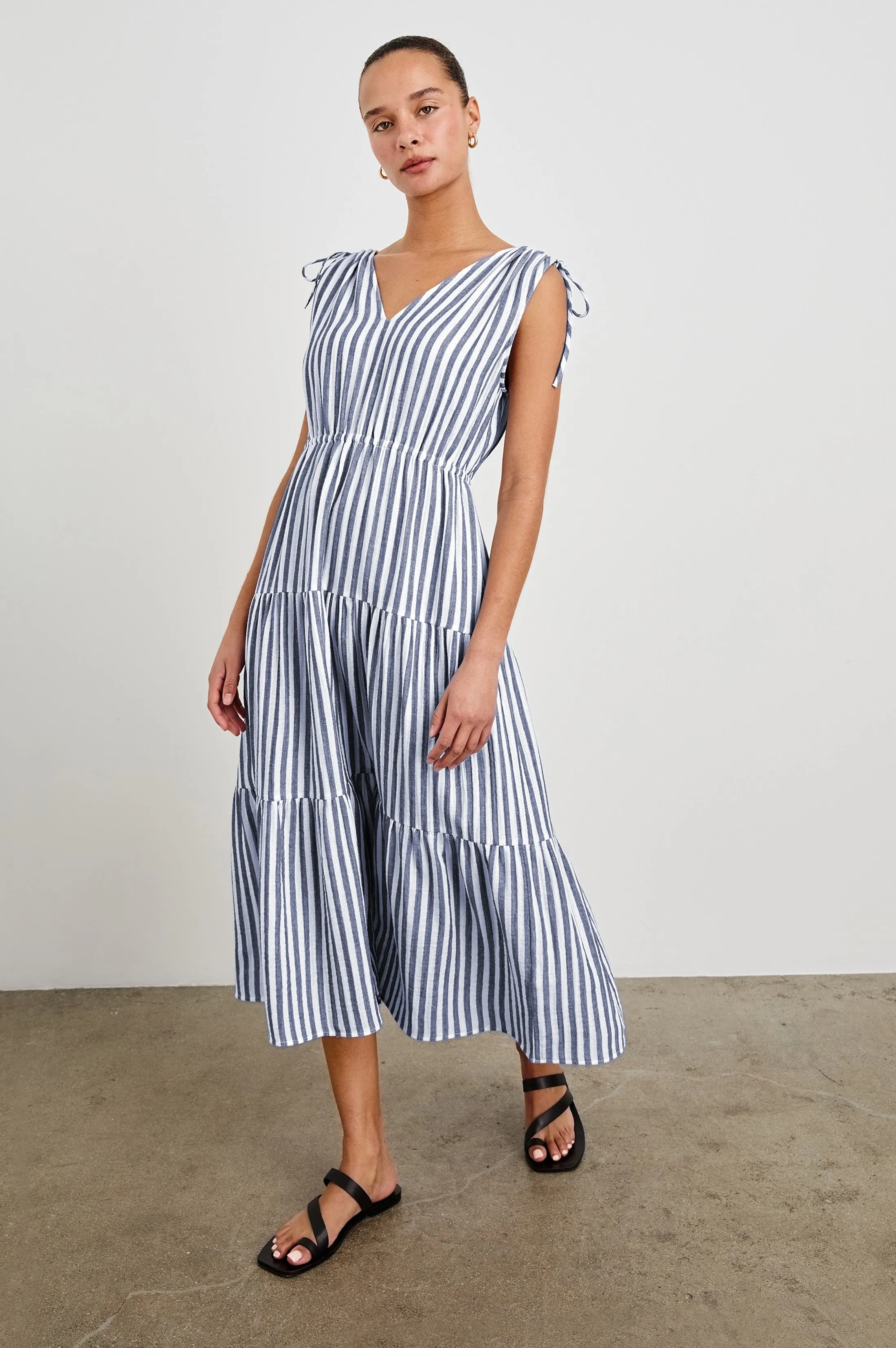 SUZETTE DRESS - ADMIRAL STRIPE Rails
