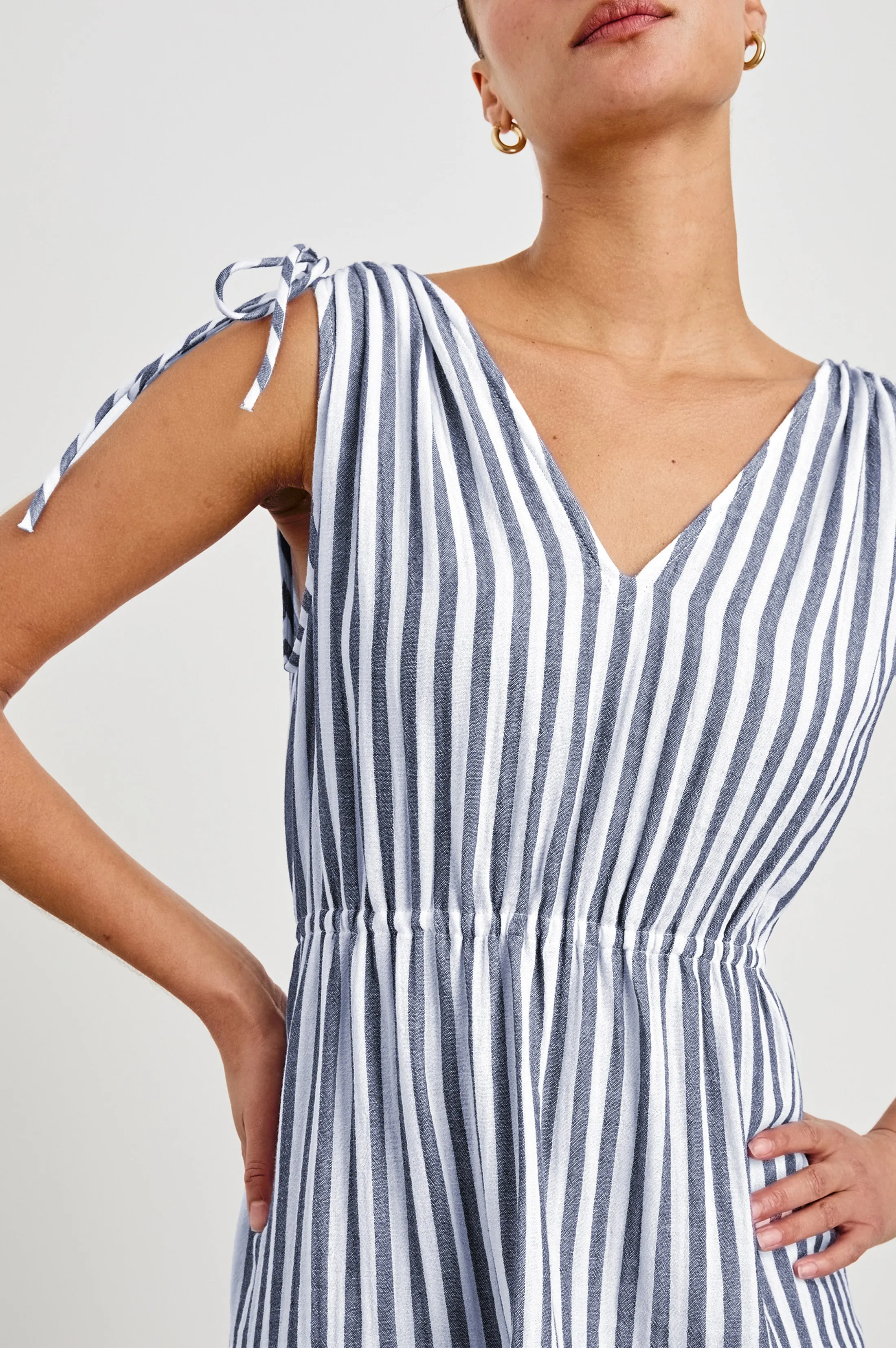 SUZETTE DRESS - ADMIRAL STRIPE Rails